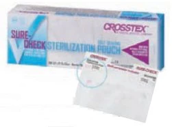SPS Medical Supply Sure-Check Self-Seal Sterilization Pouch, 5-1/4 x 6-1/2 Inch (2000/CS)