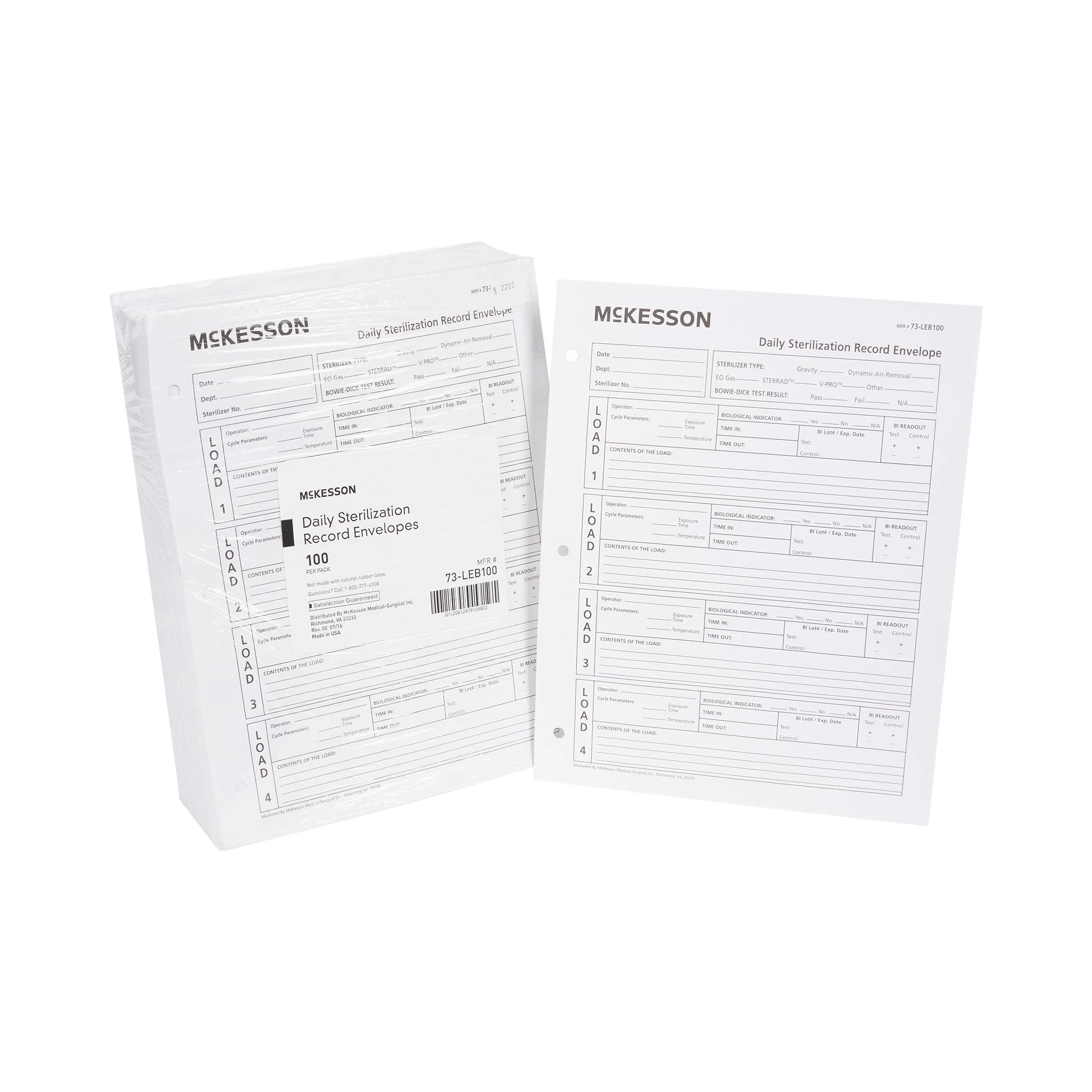 McKesson Brand McKesson Sterilization Record Envelope (1000/CS)