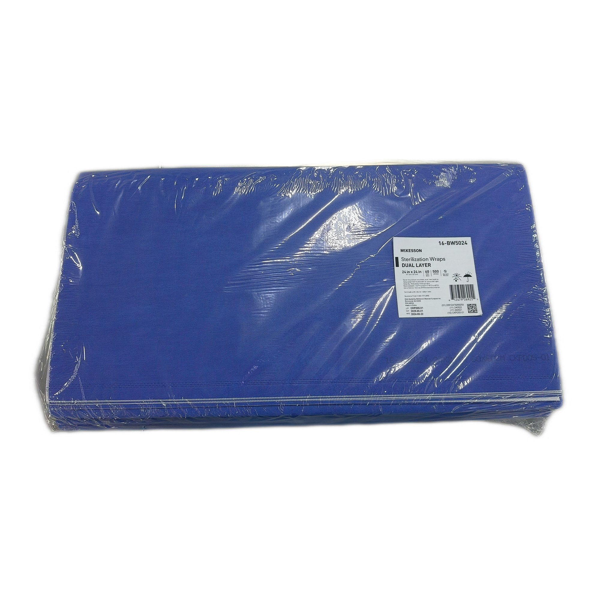 McKesson Brand McKesson Sterilization Wrap, 24 x 24 Inch, Grade 500 (120/CS) - Image 2