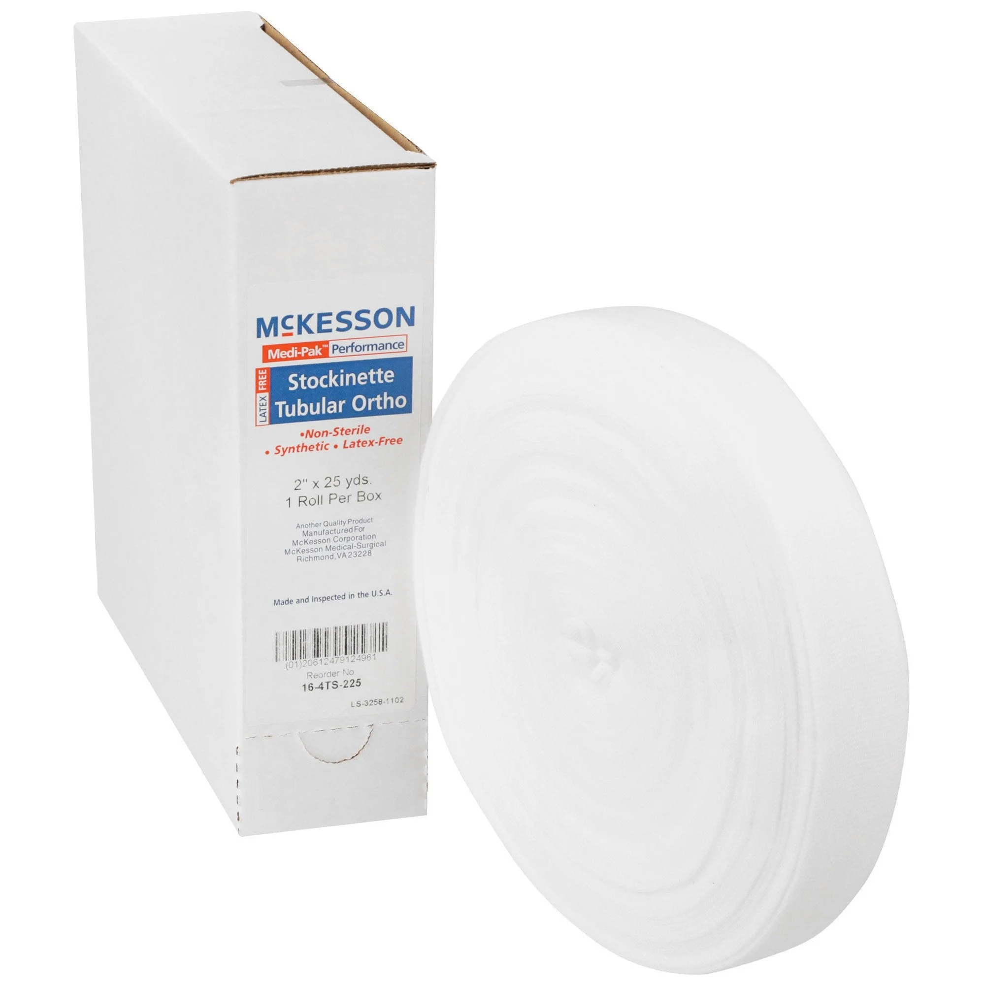 McKesson Brand McKesson White Polyester Tubular Stockinette, 2 Inch x 25 Yard (12/CS)