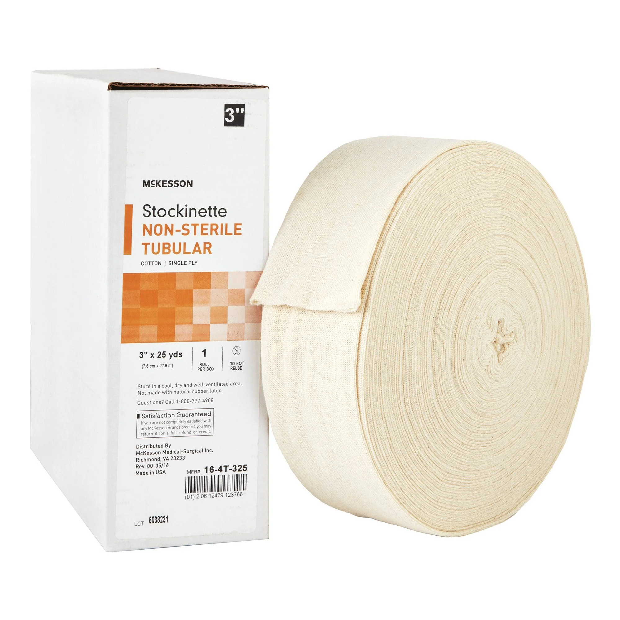 McKesson Brand McKesson Beige Cotton Tubular Stockinette, 3 Inch x 25 Yard (12/CS)