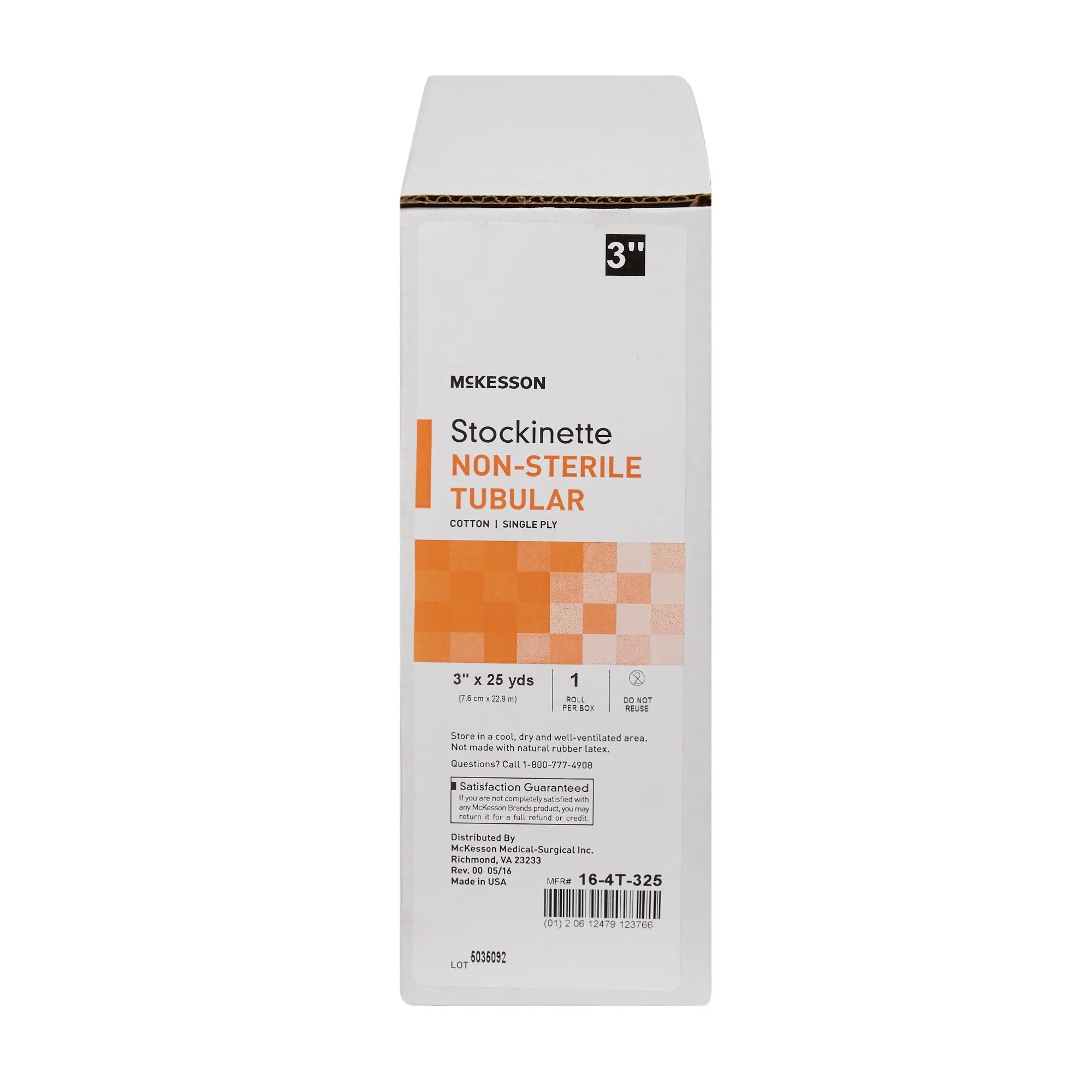 McKesson Brand McKesson Beige Cotton Tubular Stockinette, 3 Inch x 25 Yard (12/CS) - Image 3