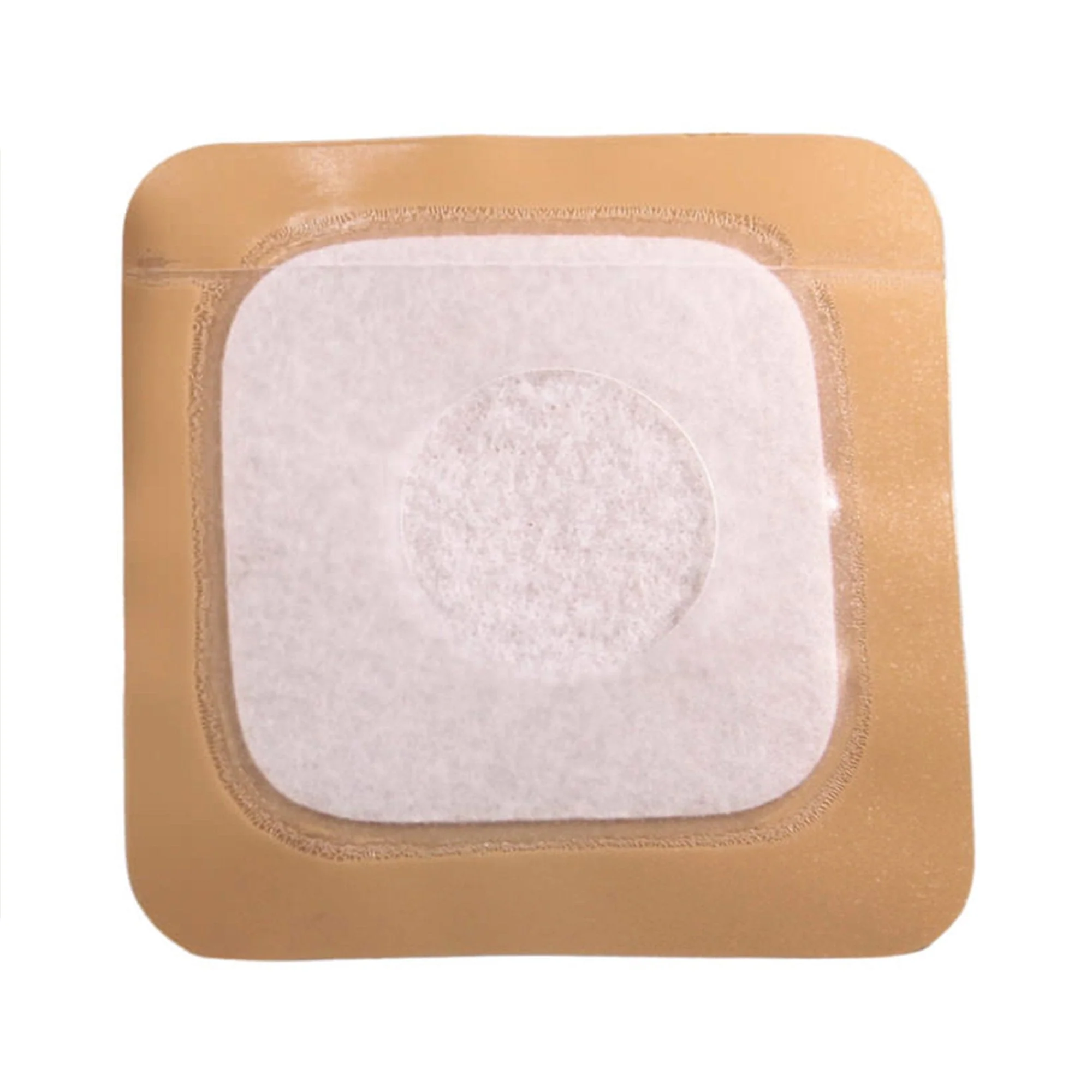Austin Medical Products Stoma Cap 3 X 3 Inch, 1-1/8 Inch Round Center Opening, Style G-1 (50/BX) - Image 3