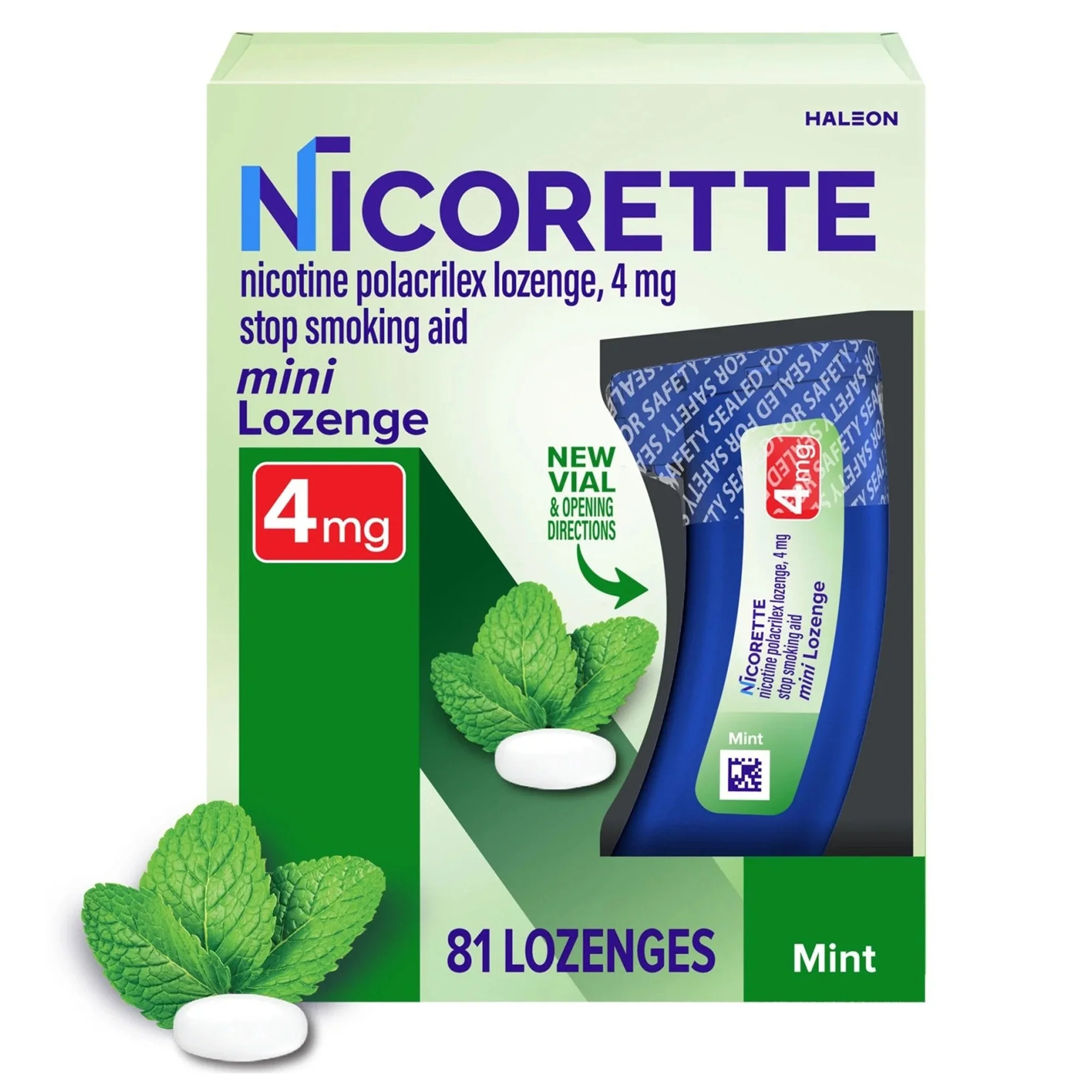 Stop Smoking Aid Nicorette 4 mg Strength Lozenge
