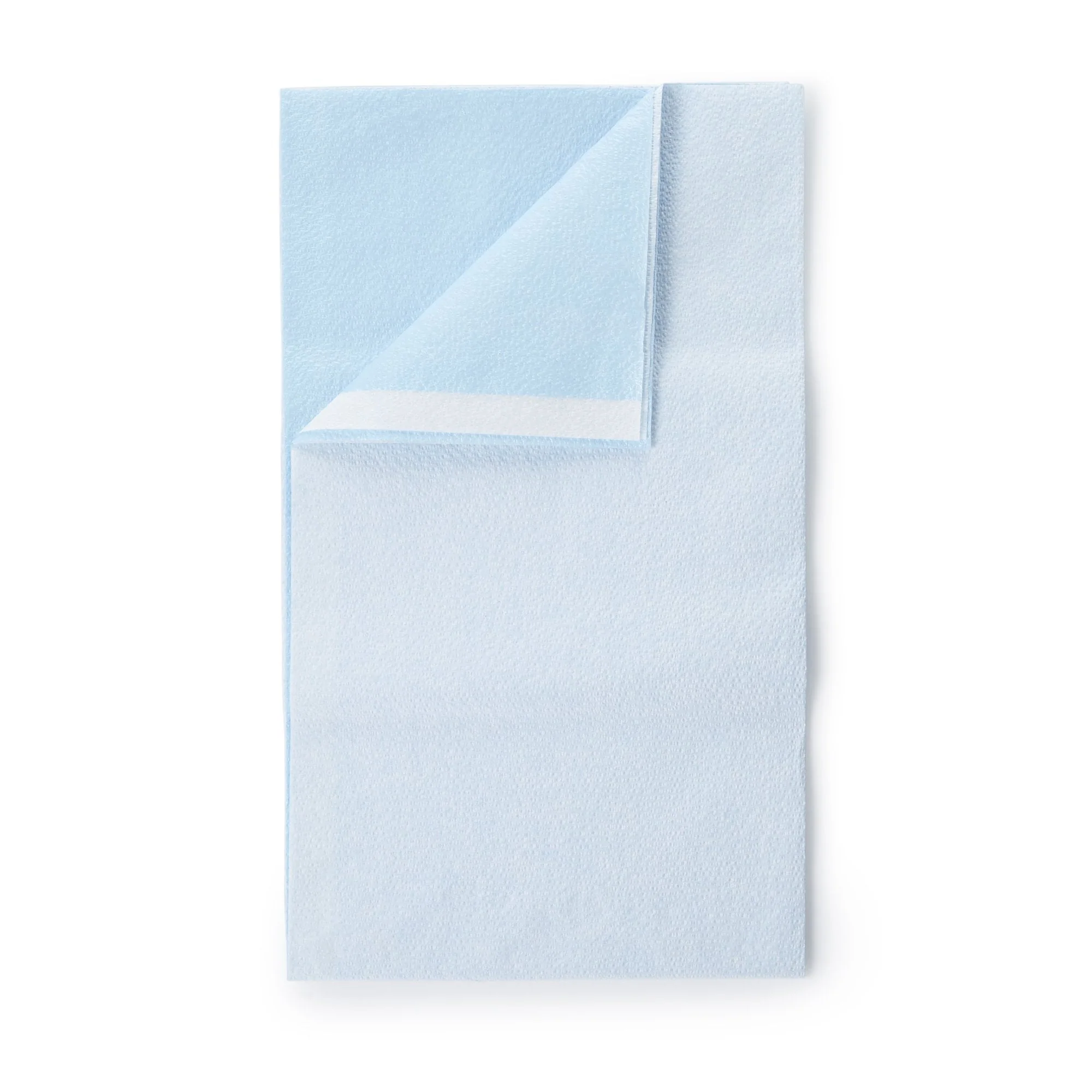 McKesson Brand McKesson Blue Flat Stretcher Sheet, 40 x 72 Inch (50/CS) - Image 2