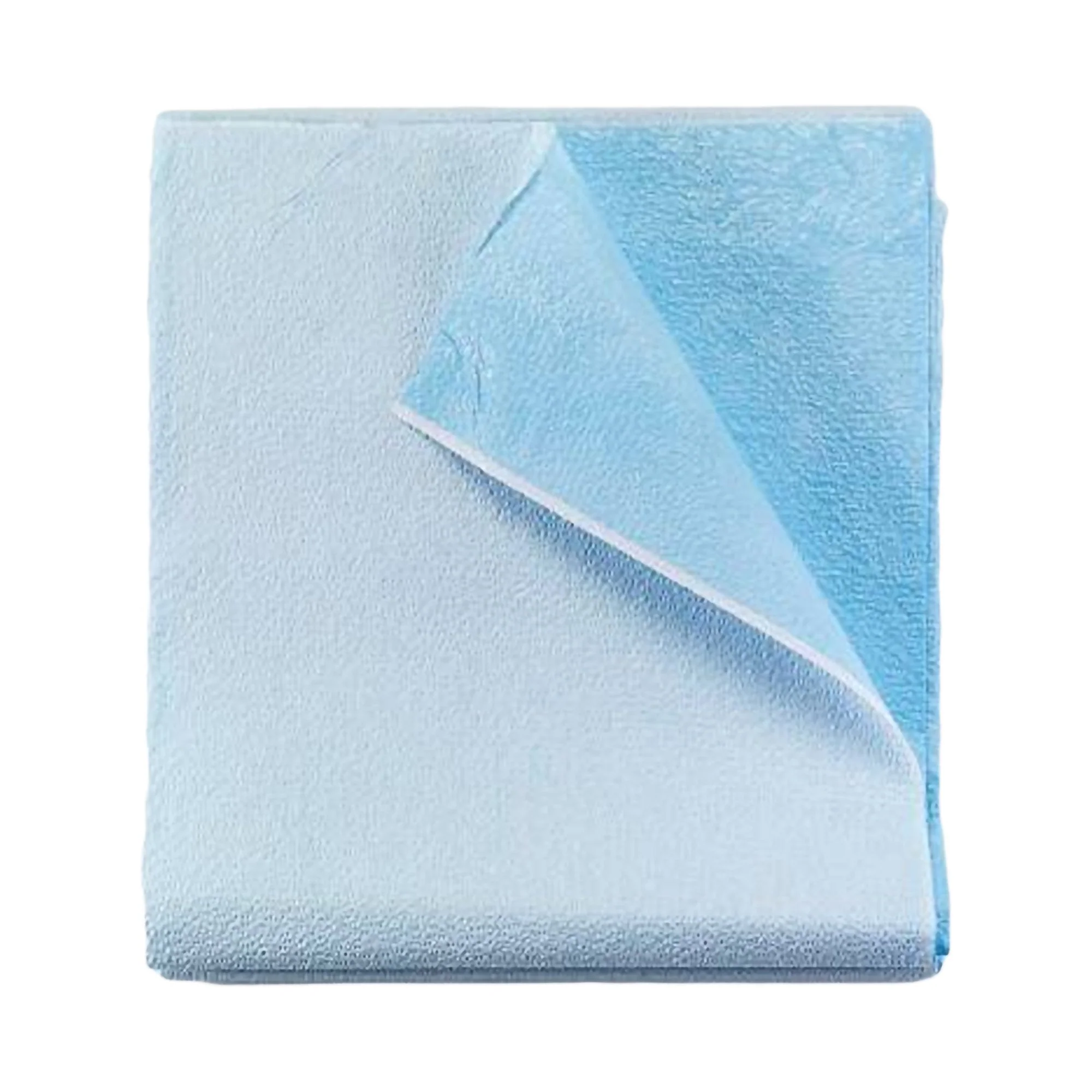 McKesson Brand McKesson Blue Flat Stretcher Sheet, 40 x 90 Inch (50/CS) - Image 4
