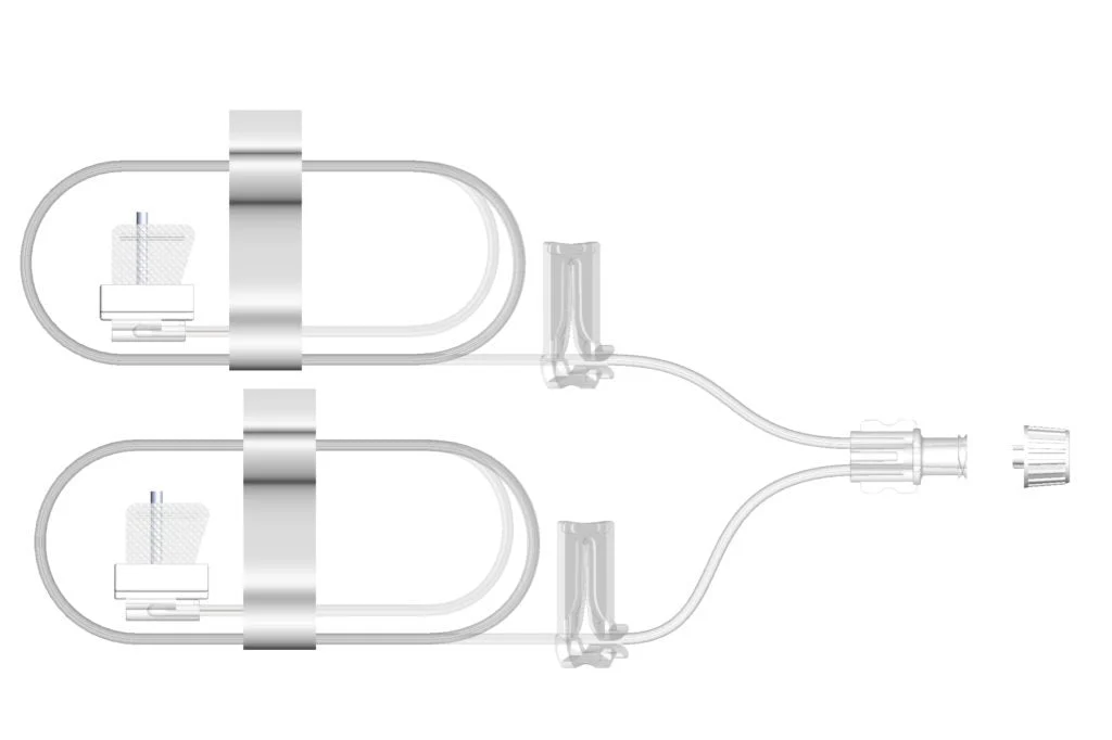 Subcutaneous Infusion Set Sub-Q 27 Gauge X 2 6 mm 36 Inch Tubing Without Port