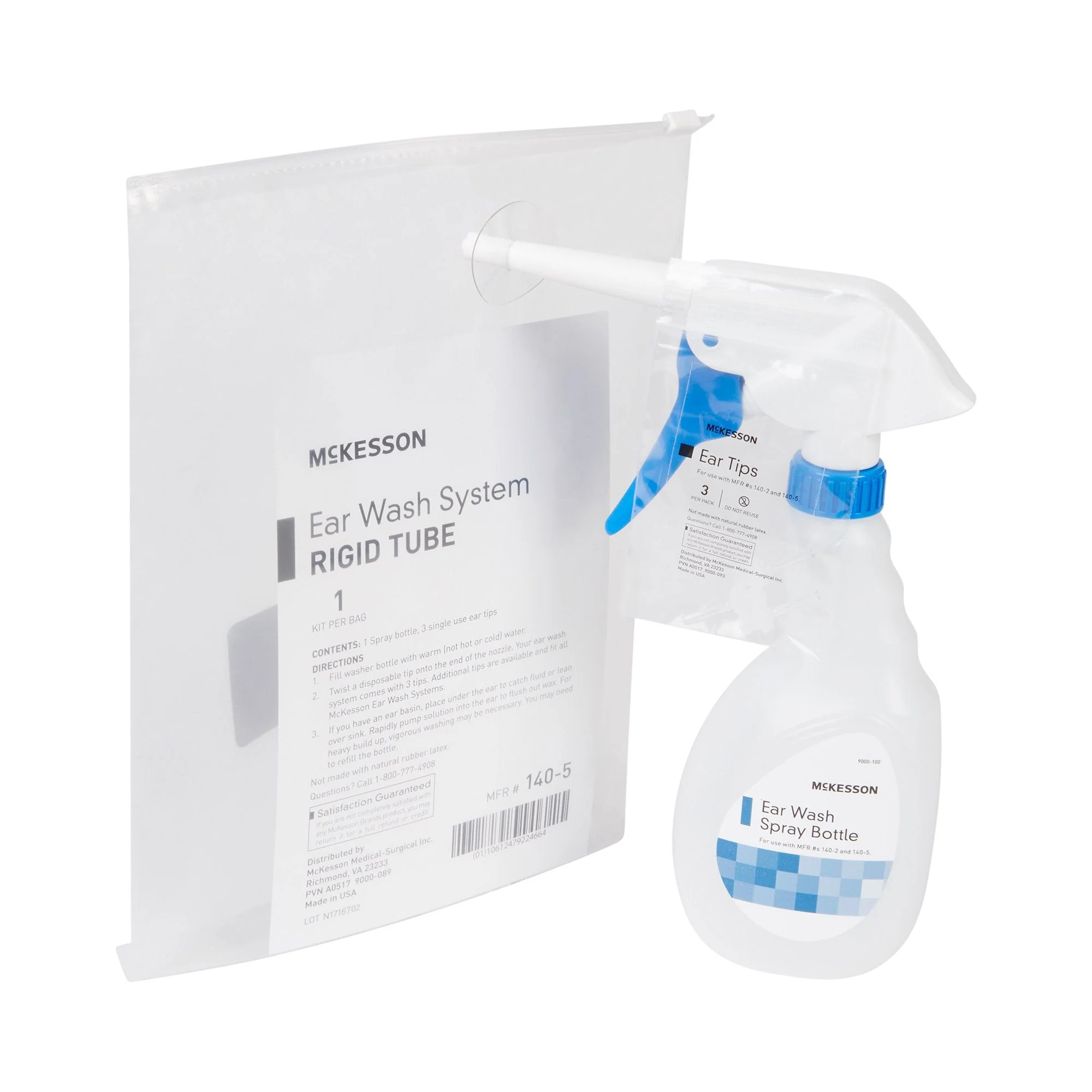 McKesson Brand McKesson Ear Wash System with Rigid Tube and Three Eartips (10/CS) - Image 3