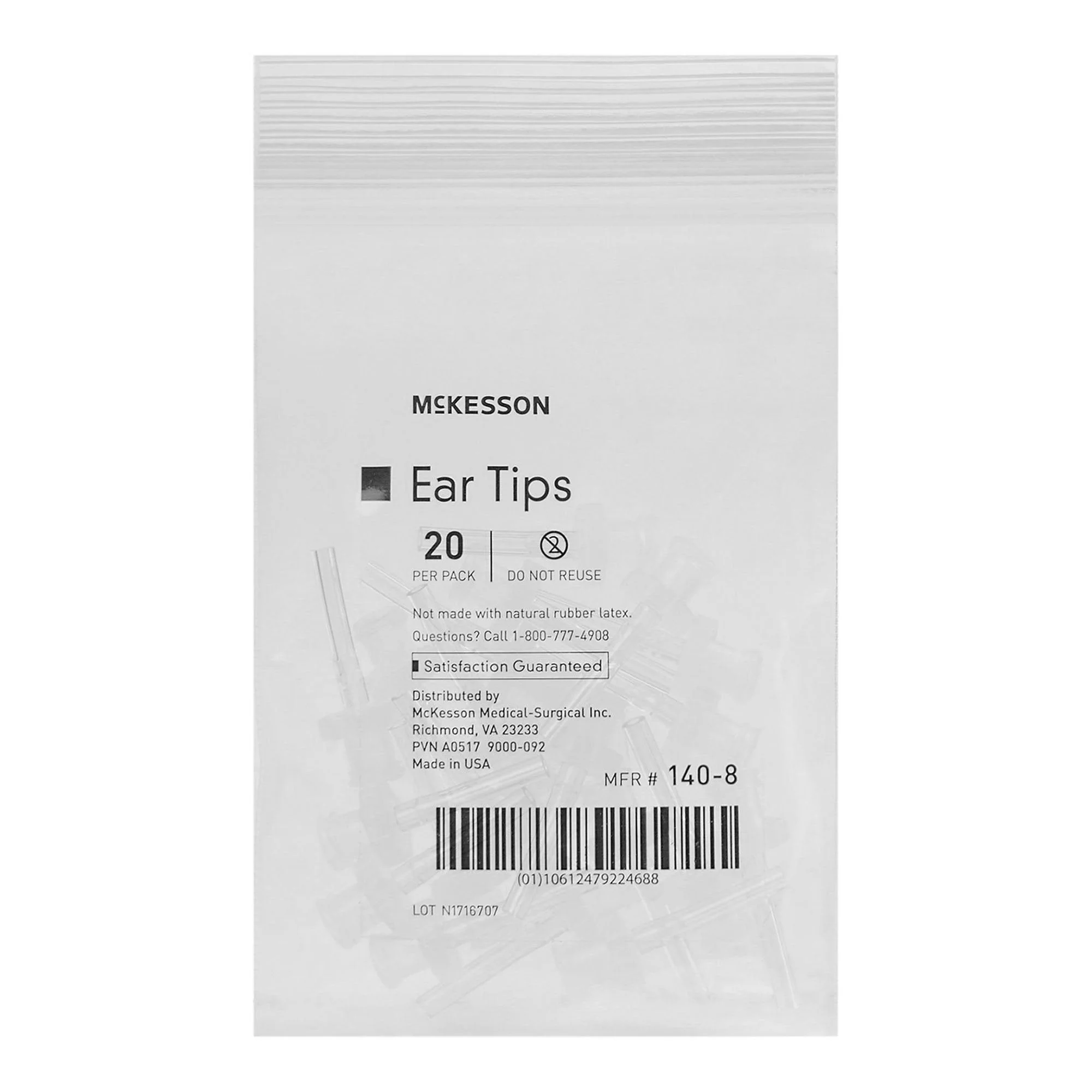 McKesson Brand McKesson Ear Wash System Kit with Rigid Tube and 23 Ear Tips (10/CS) - Image 3