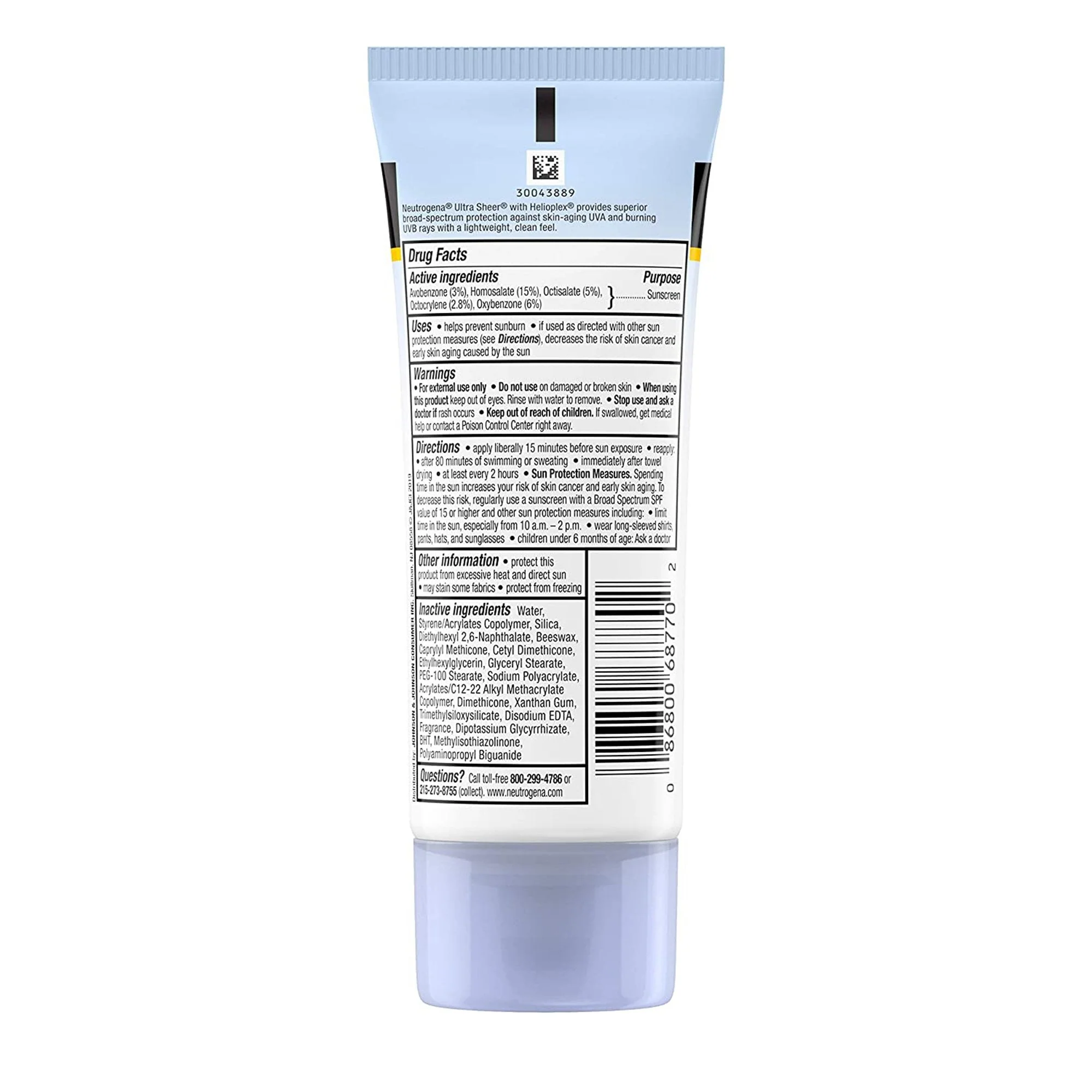 Kenvue Brands LLC Neutrogena Ultra Sheer Dry-touch Sunscreen SPF 70 (12/CS) - Image 2