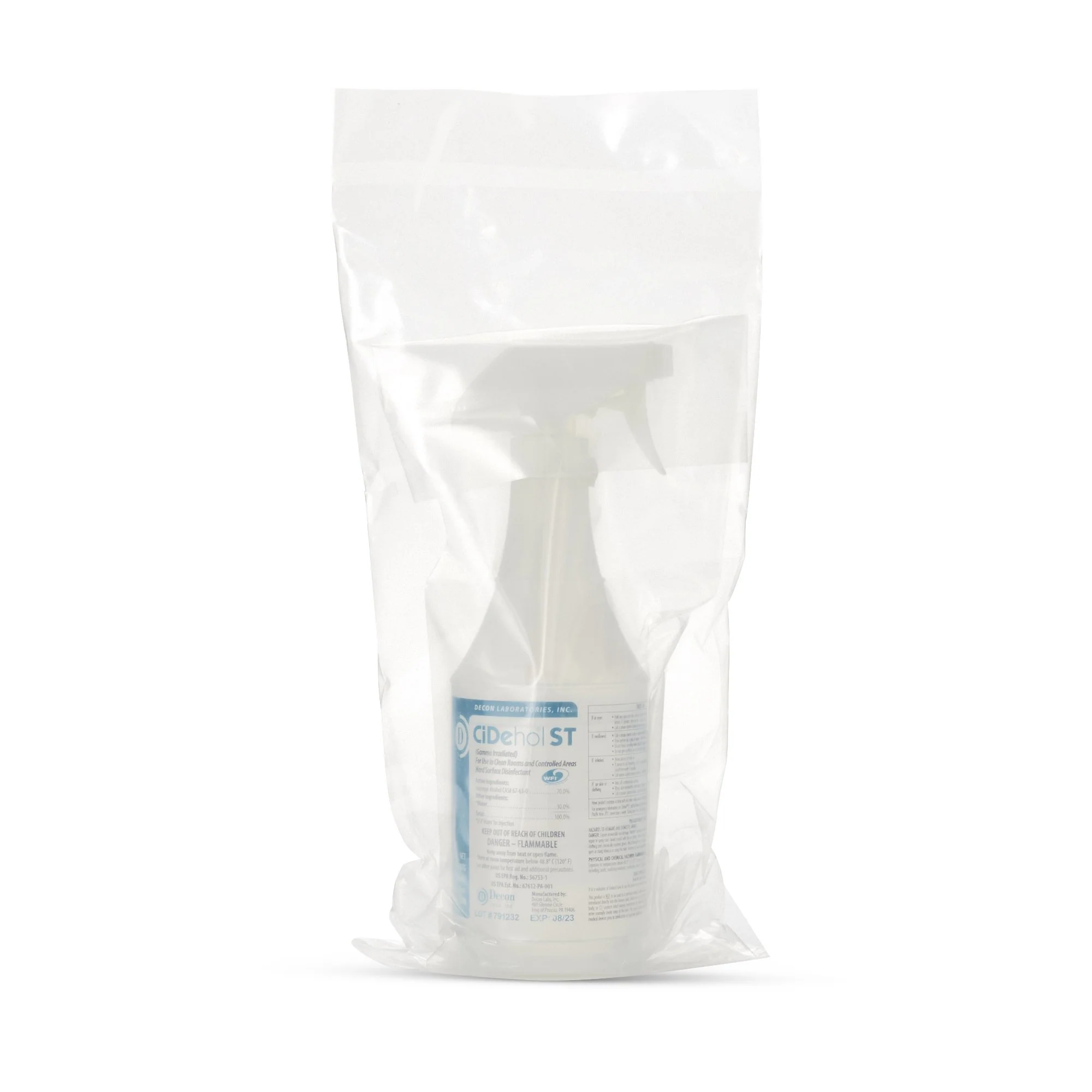 Decon Labs CiDehol ST Surface Disinfectant Cleaner, 16-ounce Trigger Spray Bottle (12/CS) - Image 2