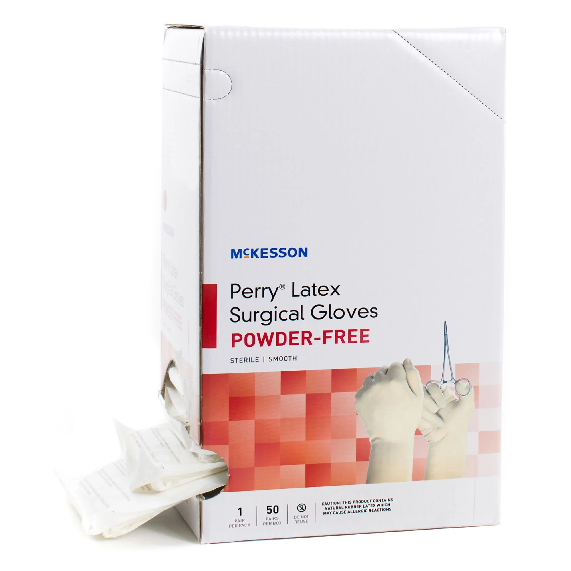 McKesson Brand McKesson Perry Performance Plus Surgical Glove, Size 6, Cream (200/CS) - Image 4