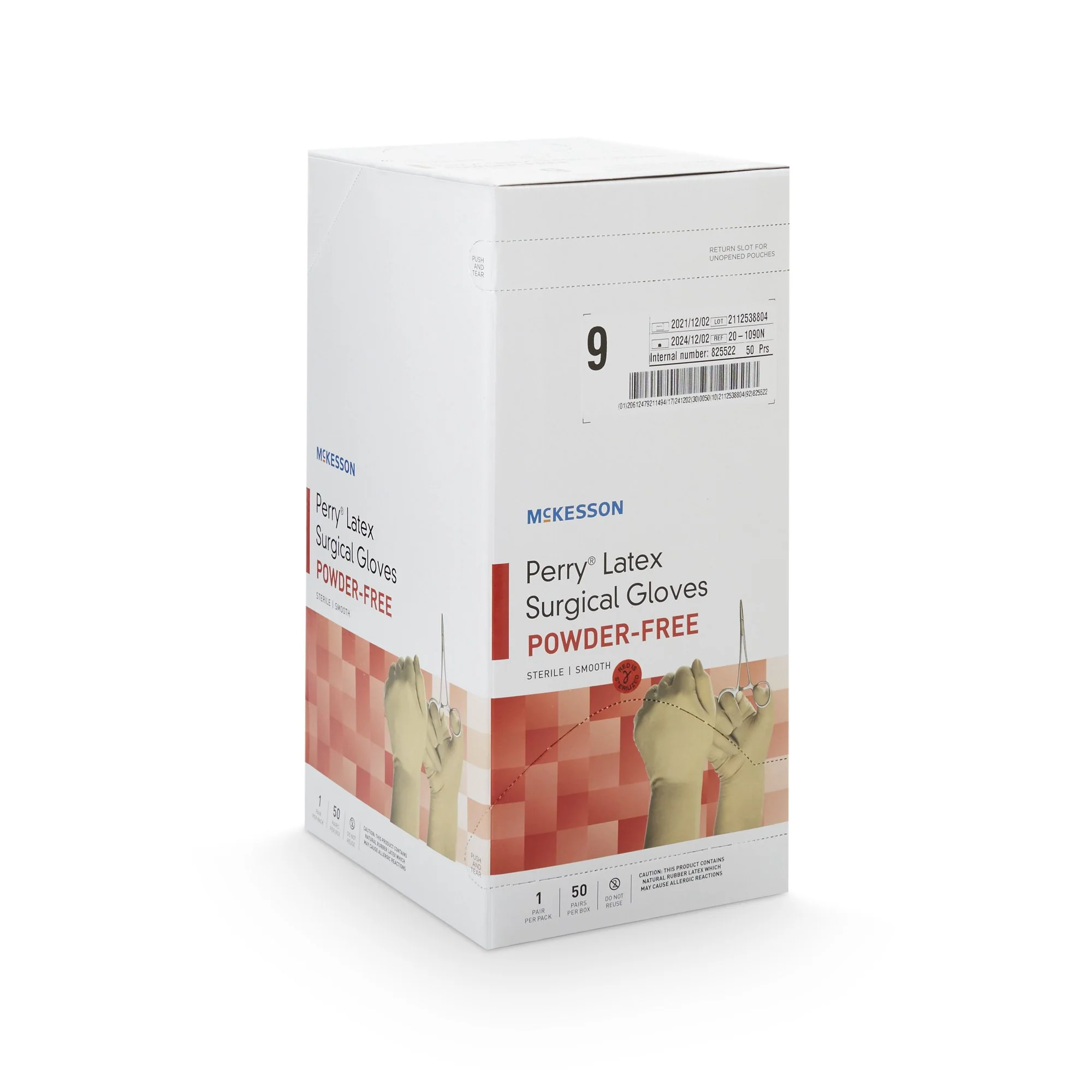 McKesson Brand McKesson Perry Performance Plus Surgical Glove, Size 9, Cream (200/CS) - Image 5