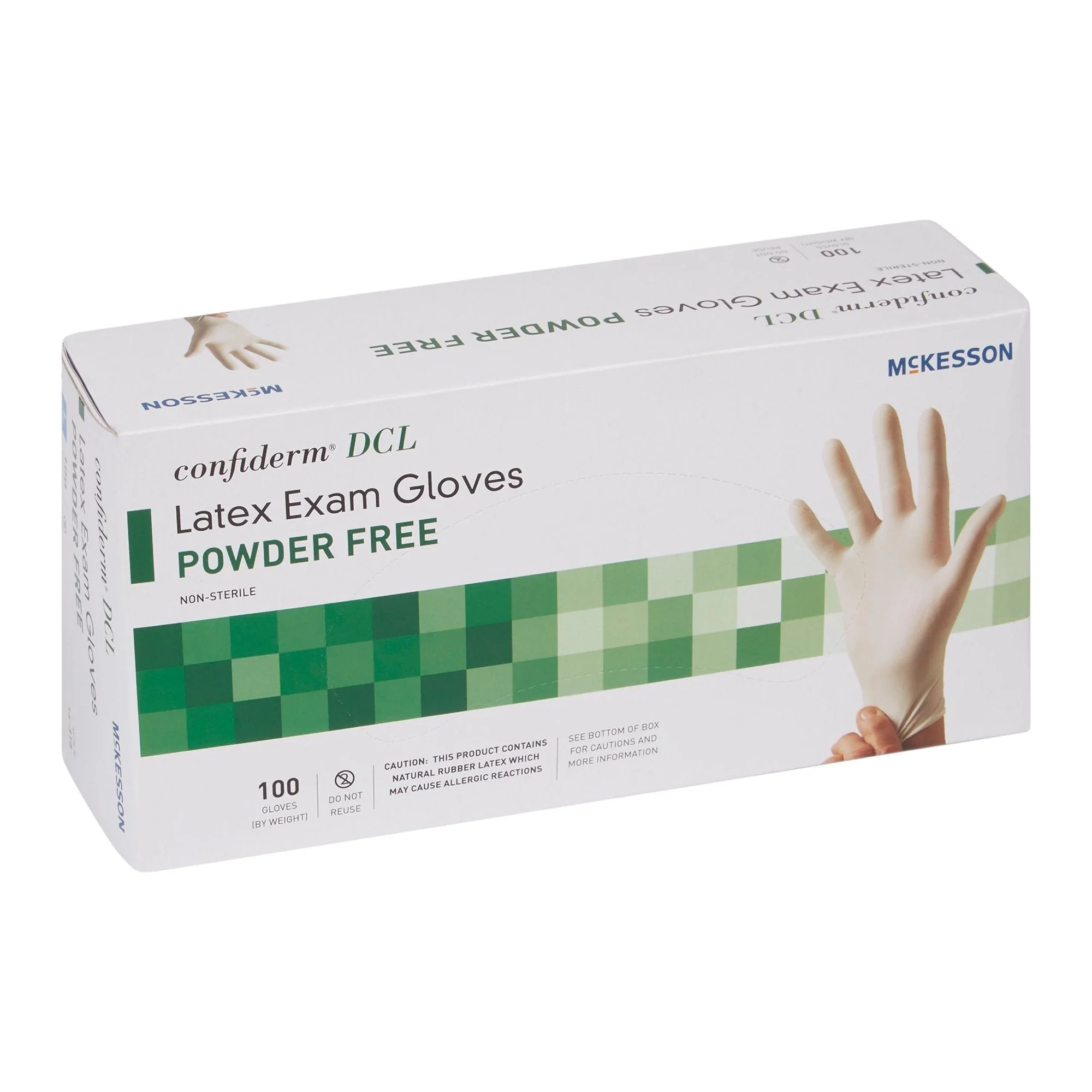 McKesson Brand McKesson Confiderm Latex Exam Glove, Extra Large, Ivory (1000/CS) - Image 5