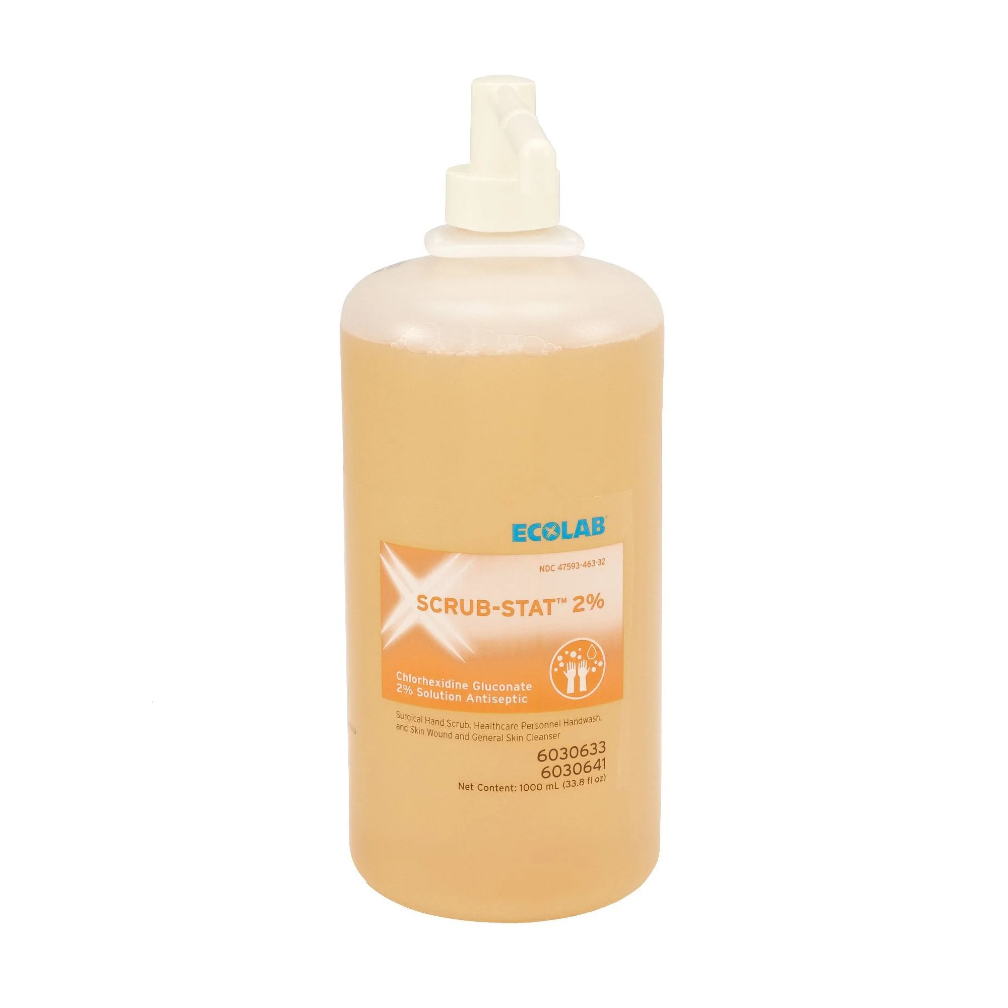 Ecolab Scrub-Stat Handwash, 1,000-mL Bottle (12/CS)
