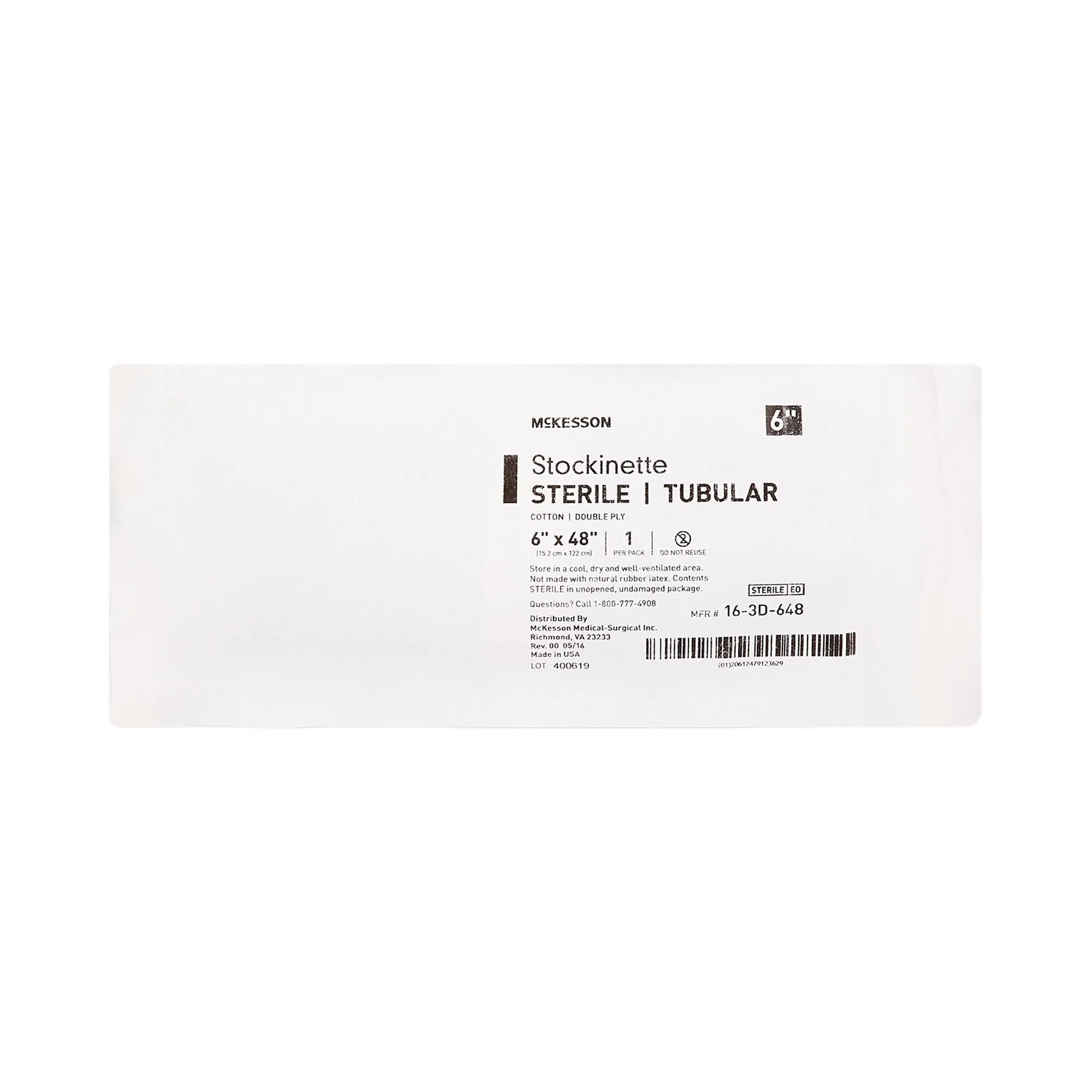 McKesson Brand McKesson Beige Cotton Tubular Stockinette, 6 x 48 Inch (18/CS)