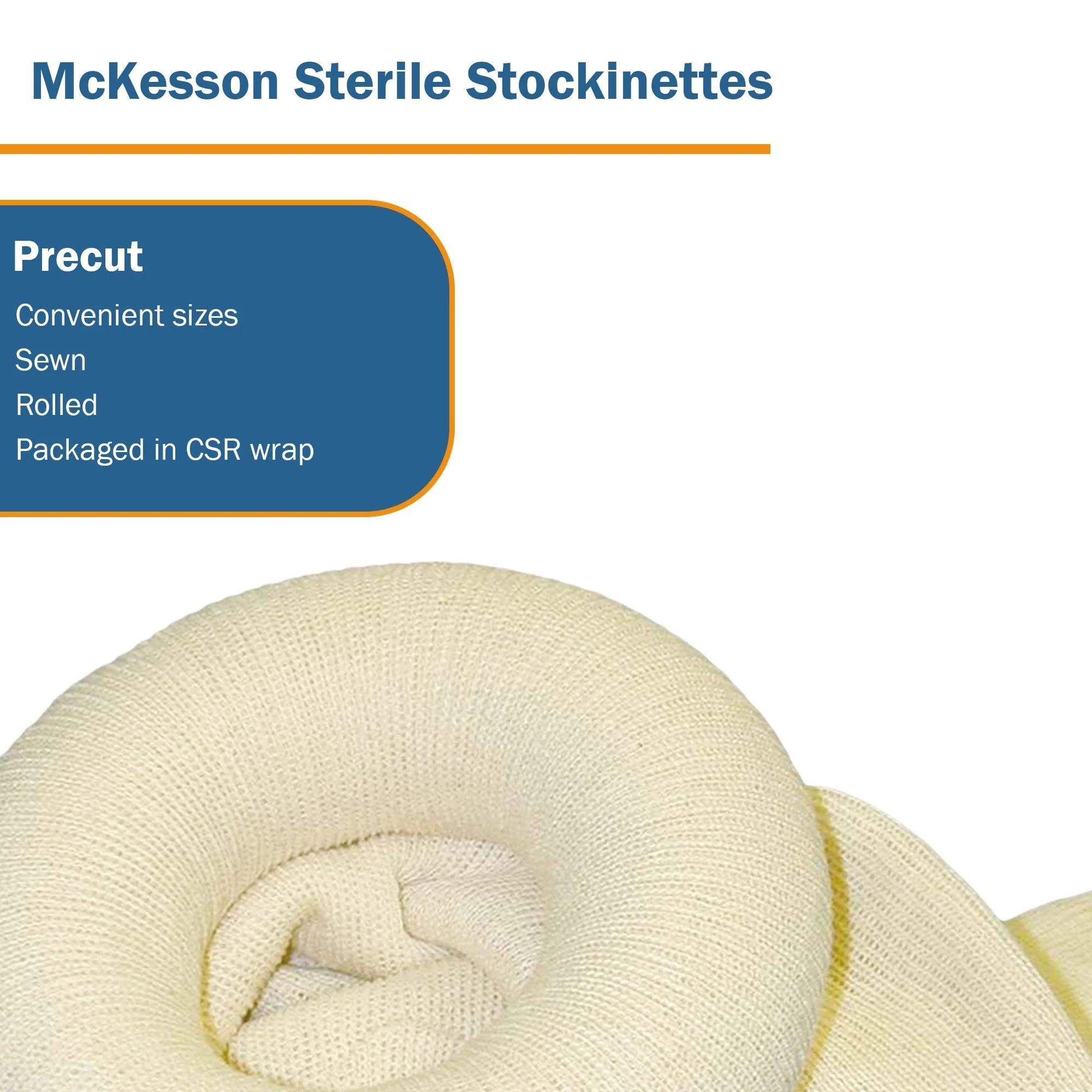 McKesson Brand McKesson Beige Cotton Tubular Stockinette, 6 x 60 Inch (30/CS) - Image 3