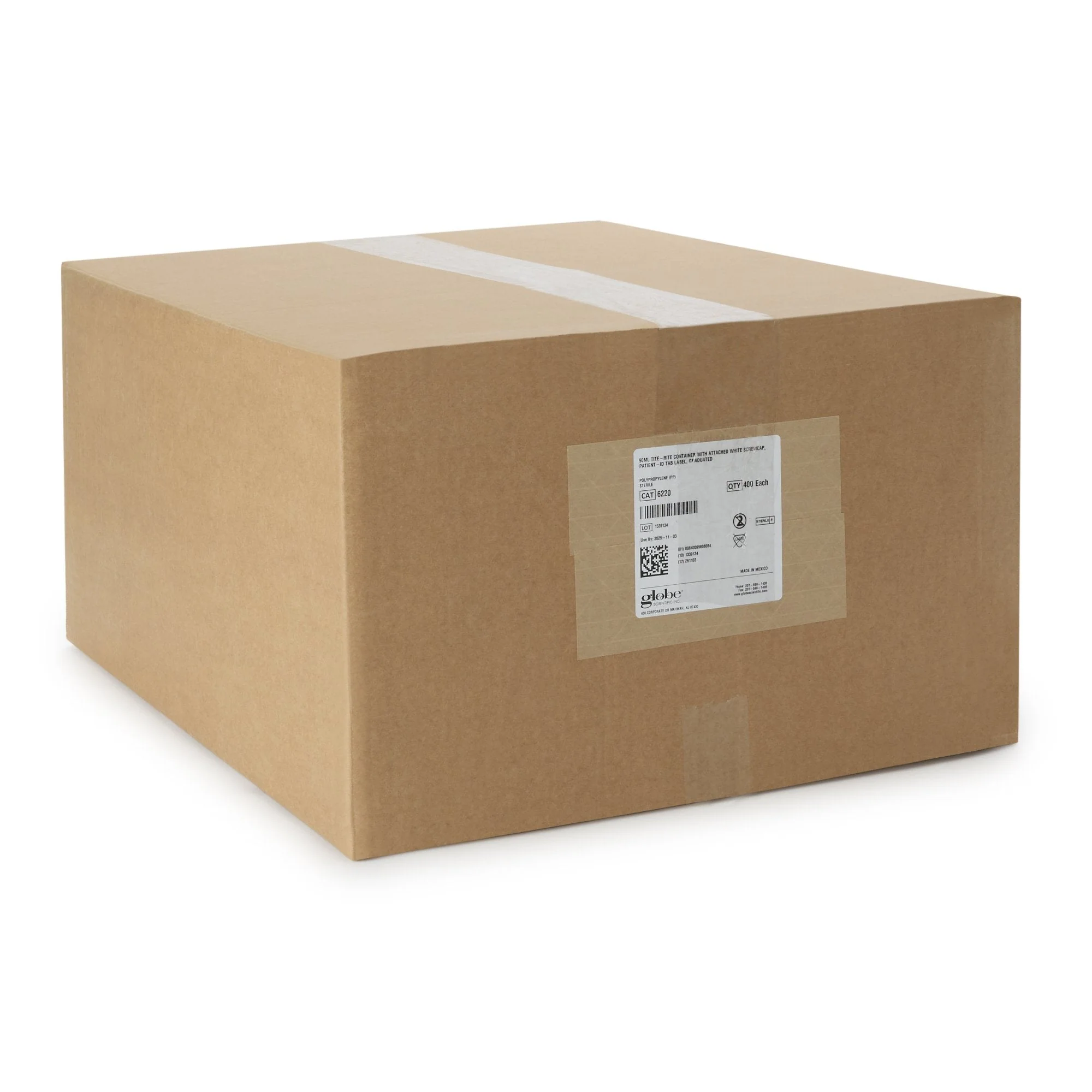 Globe Scientific Tite-Rite Urine Specimen Container, 90 mL (400/CS) - Image 3