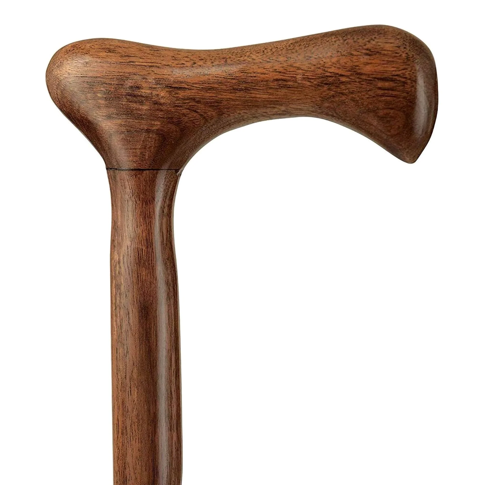 Mabis Healthcare Brazos Twisted Walnut Cane with T-Handle, 37-Inch Height - Image 3