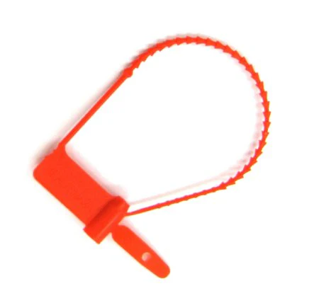 Healthmark Industries Tamper Evident Seal Cynch-Loks Numbered Red Plastic 6 Inch Length (100/PK)
