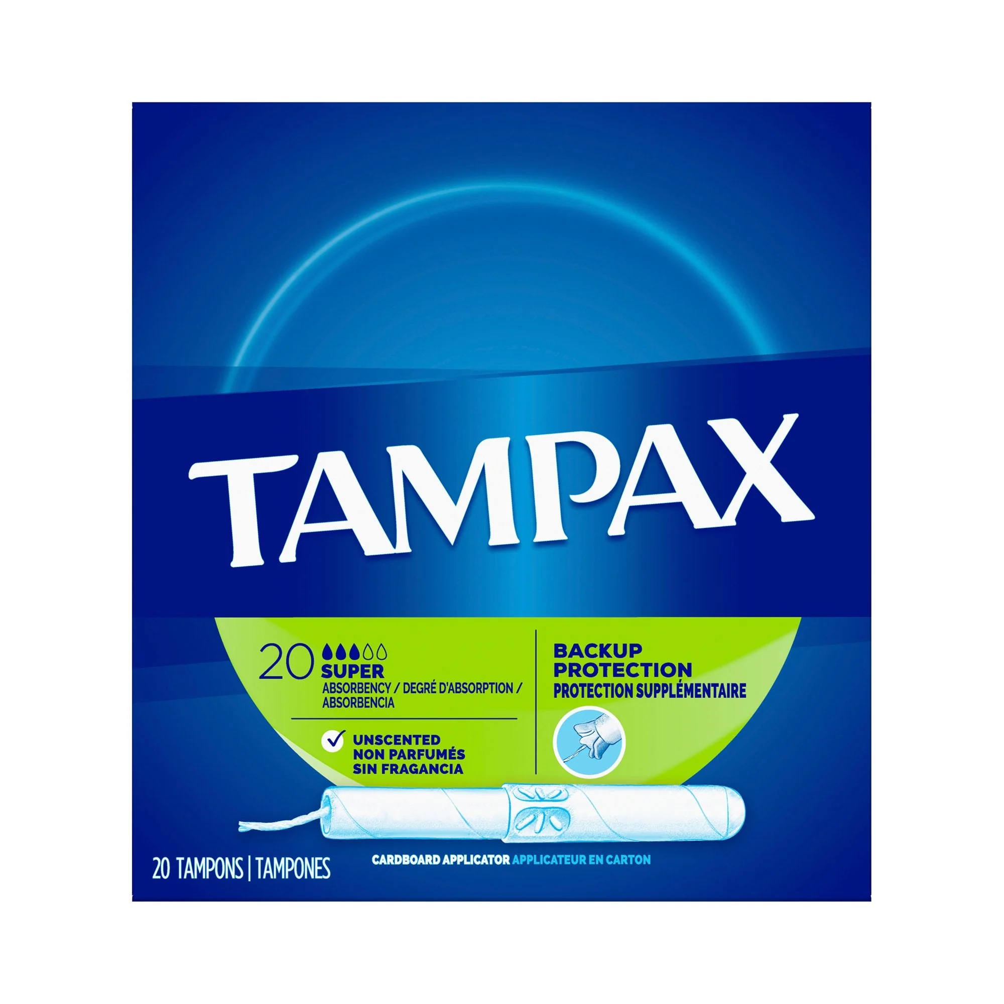 Procter & Gamble Tampax Tampons Super Absorbency Unscented (24/CS) - Image 2