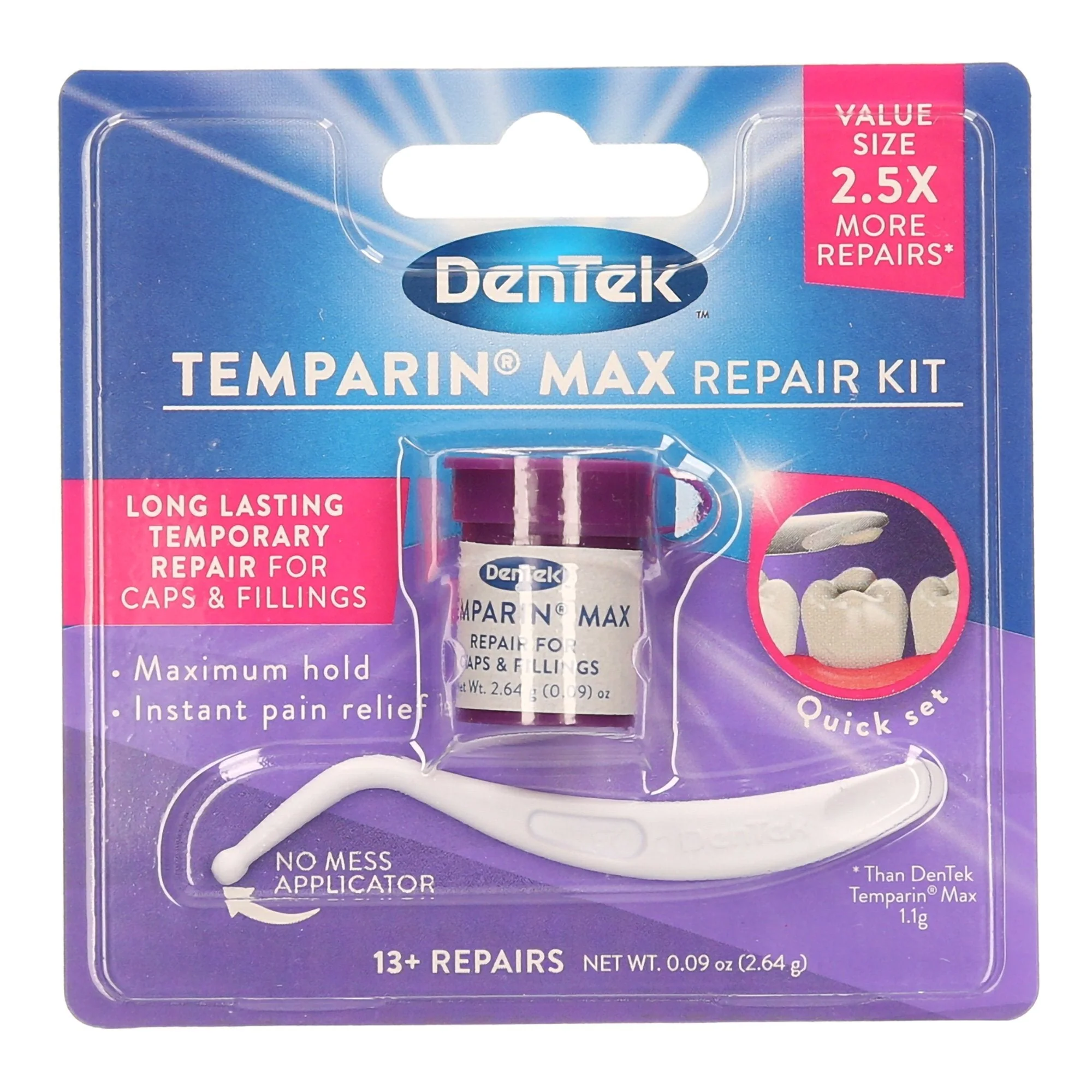 Med Tech Products DenTek Temparin Max Repair Kit