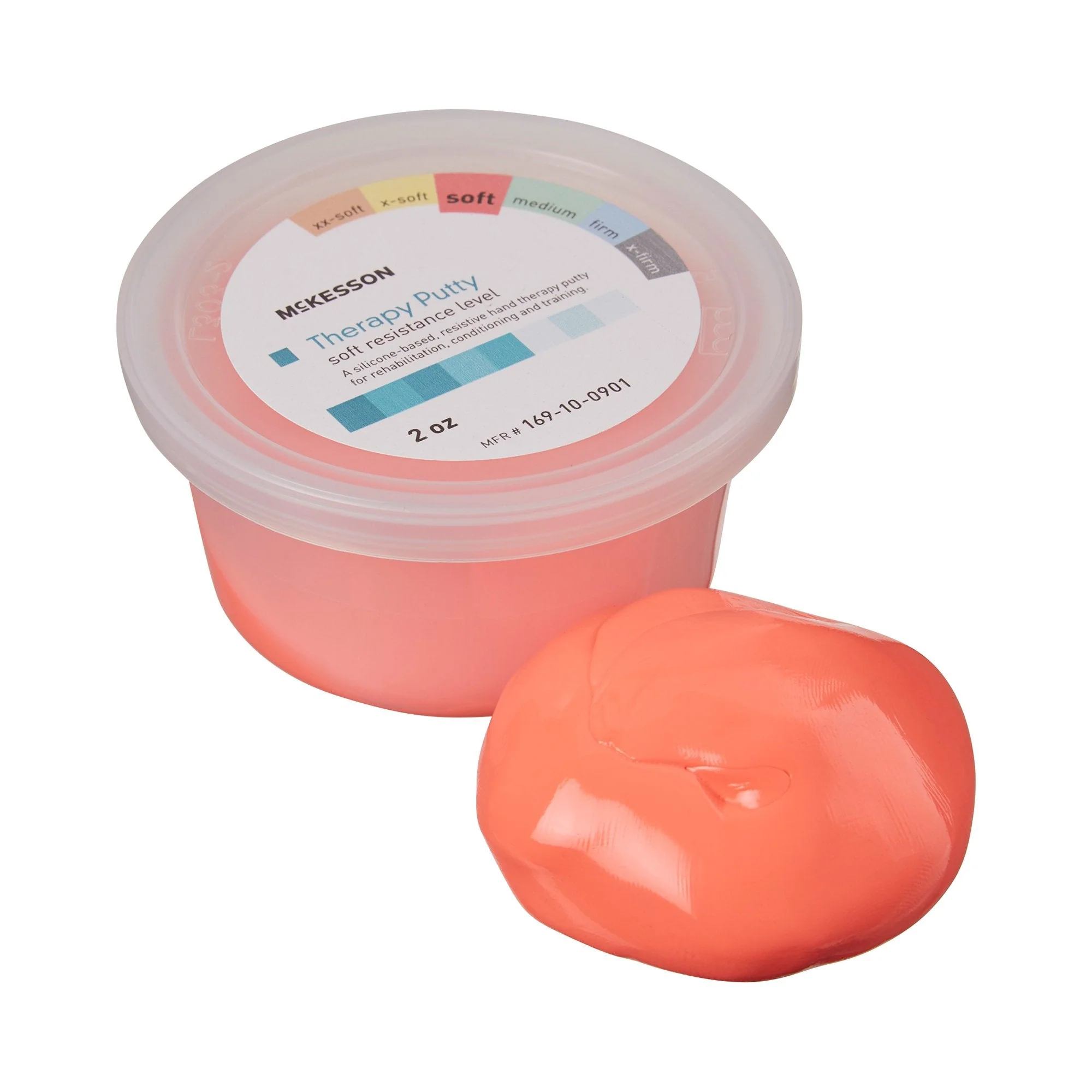 McKesson Brand McKesson Therapy Putty, Red, Soft, 2-ounce Container