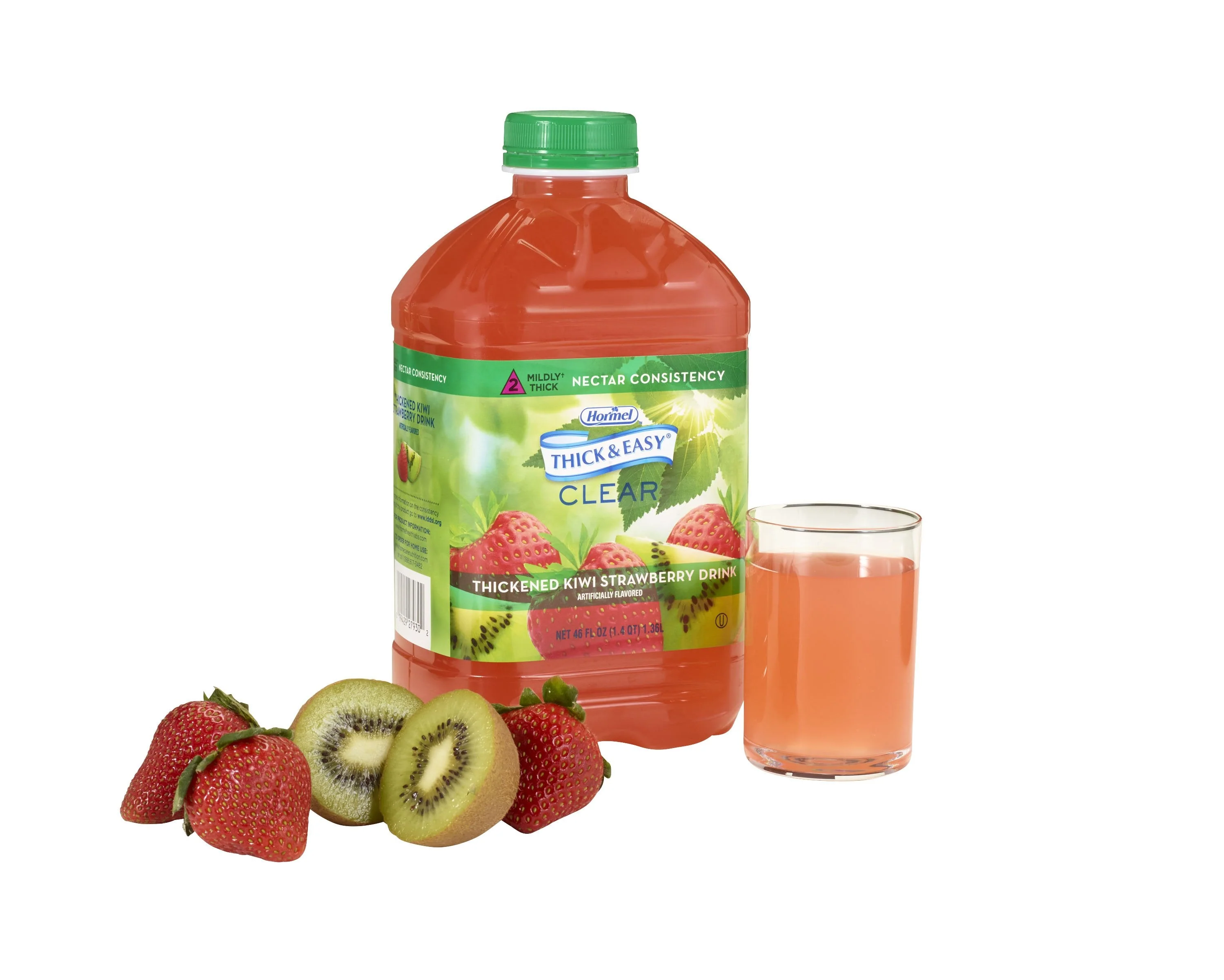 Lyons Magnus LLC Thick & Easy Clear Nectar Consistency Kiwi Strawberry Thickened Beverage (6/CS) - Image 4