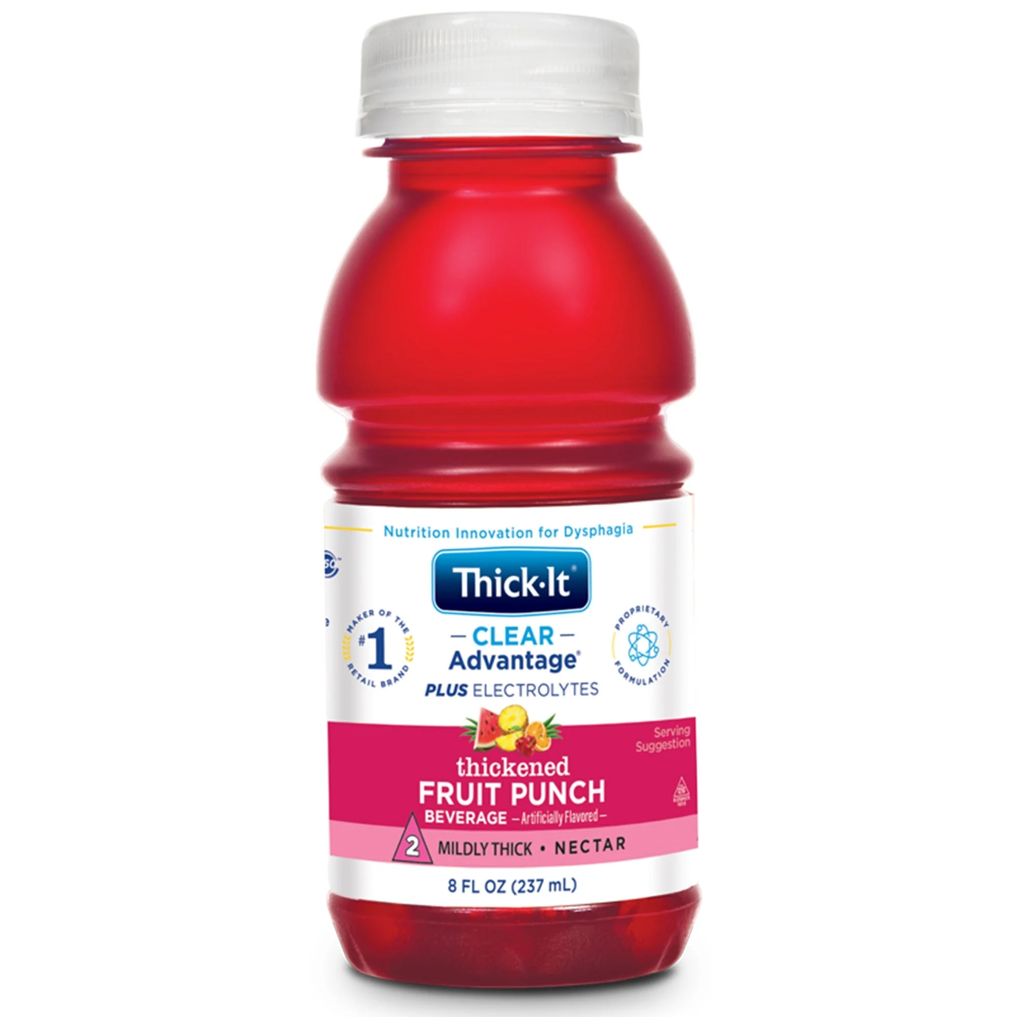 Kent Precision Foods Thick-It Clear Advantage Plus Electrolytes Thickened Beverage, Fruit Punch (24/CS)