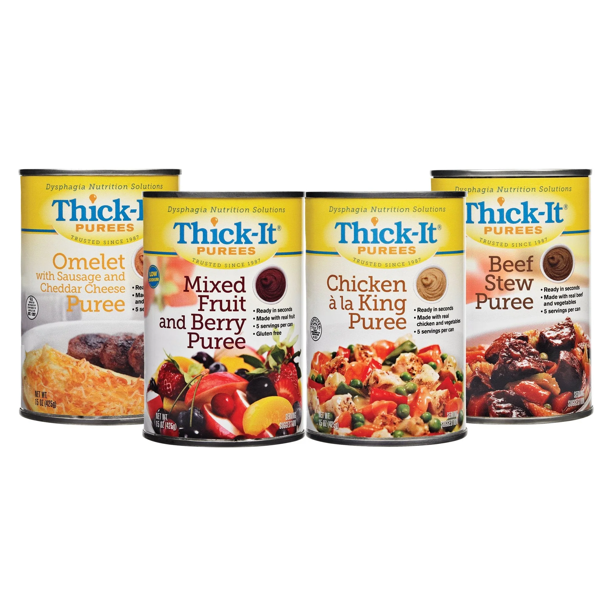 Kent Precision Foods Thick-It Beef in BBQ Sauce Purée, 15-ounce Can (12/CS) - Image 2