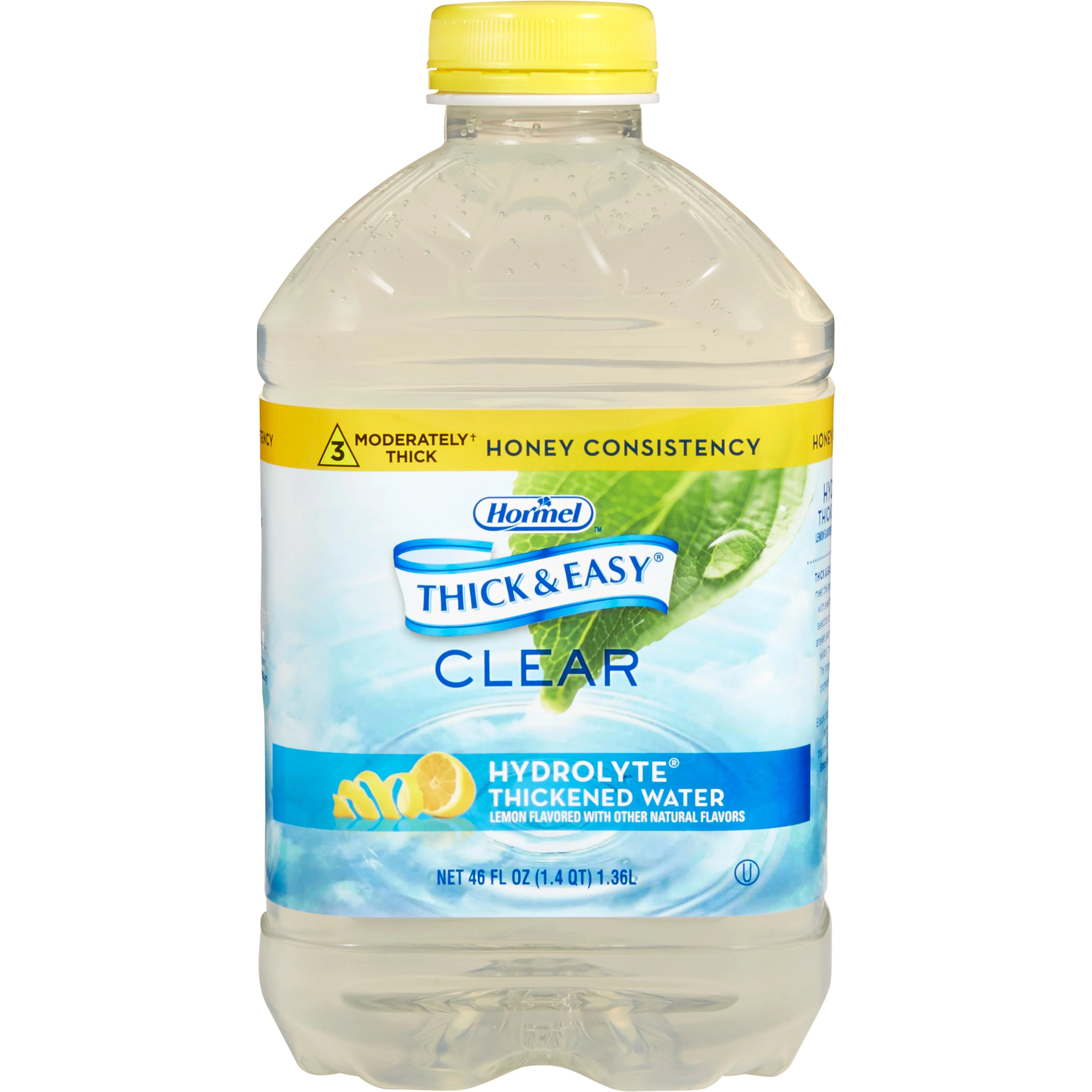 Lyons Magnus LLC Thick & Easy Hydrolyte Honey Consistency Lemon Thickened Water, 46-oz. (6/CS)