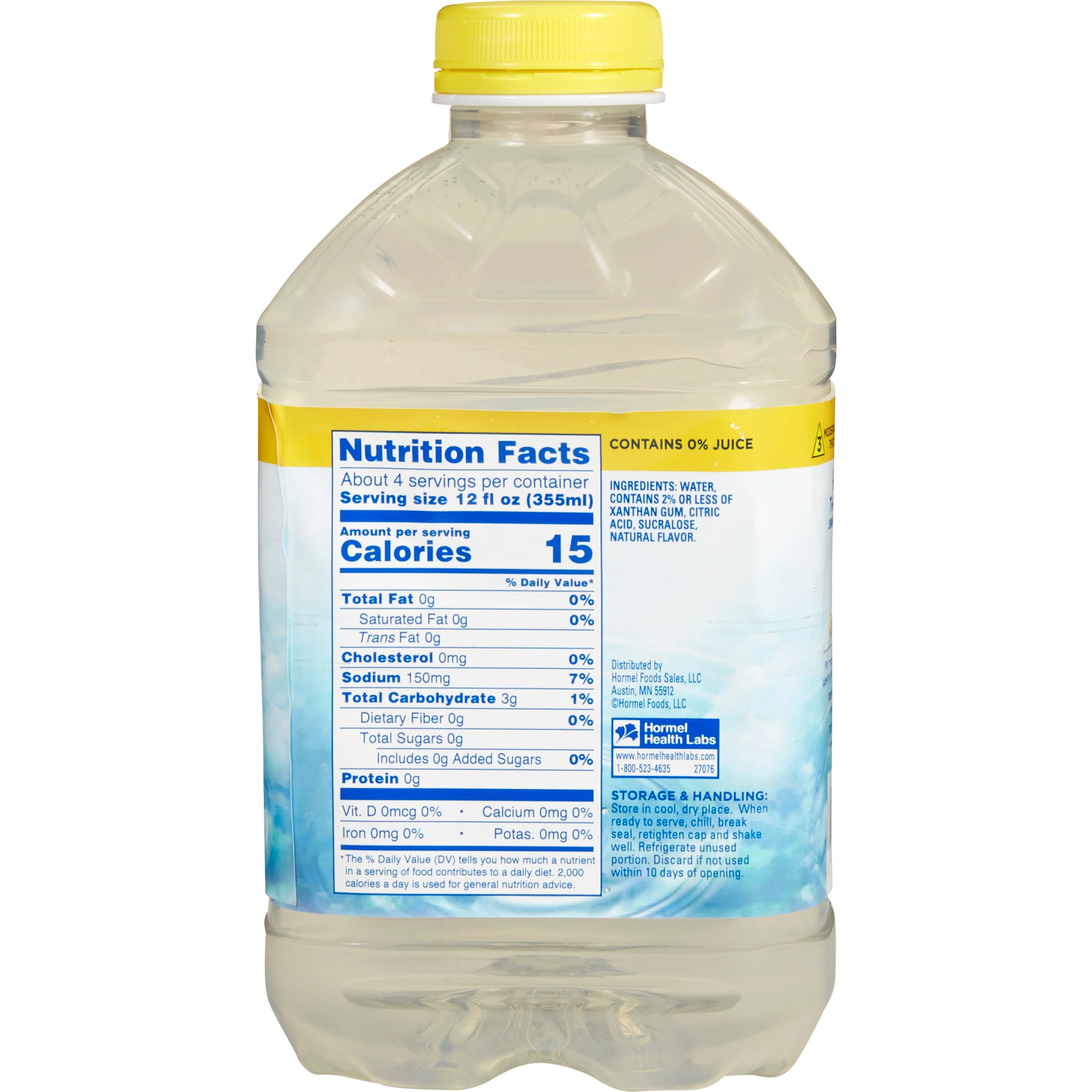 Lyons Magnus LLC Thick & Easy Hydrolyte Honey Consistency Lemon Thickened Water, 46-oz. (6/CS) - Image 2