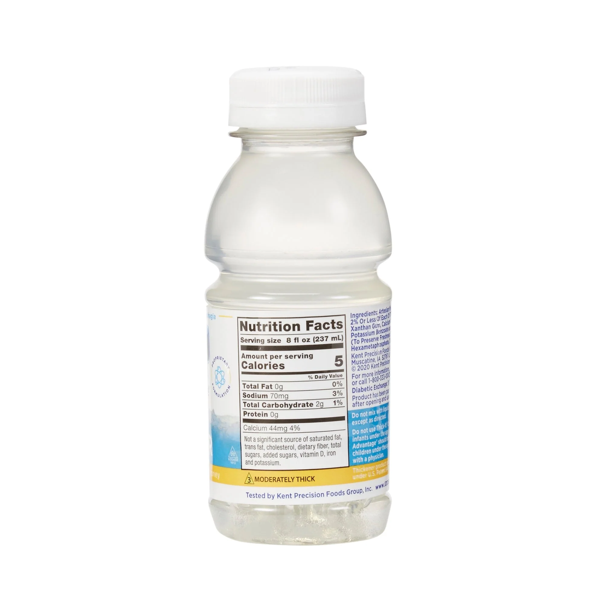 Kent Precision Foods Thick-It AquaCareH2O Thickened Beverage, 8-ounce Bottle (24/CS) - Image 3