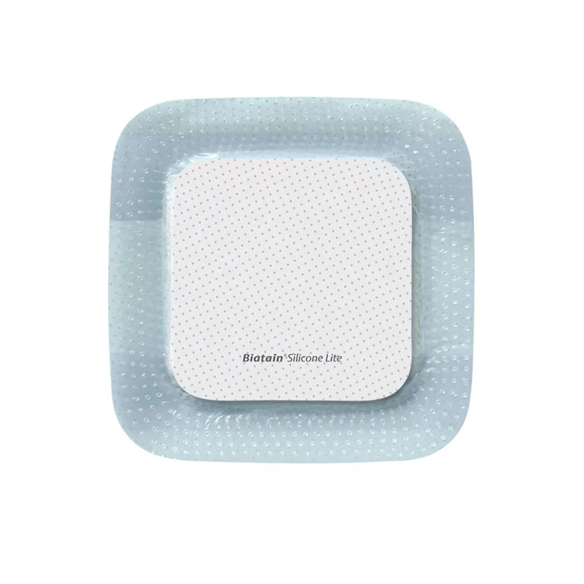 Thin Foam Dressing Biatain Silicone Lite 3 X 3 Inch With Border Film Backing Silicone Adhesive Square Sterile