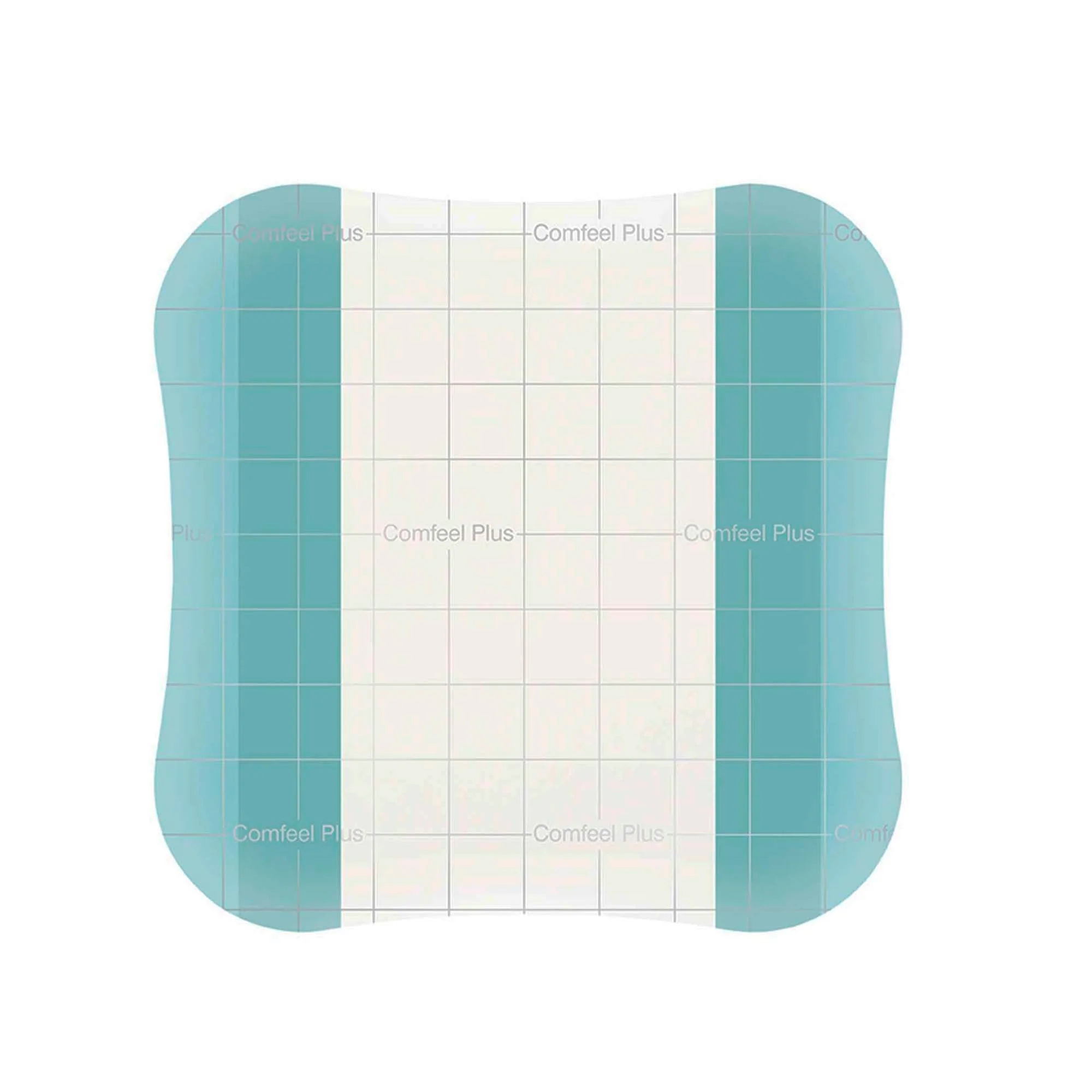 Thin Hydrocolloid Dressing Comfeel Plus Transparent Thin Film Backing 6 X 6 Inch Square Hydrocolloid / Sodium Carboxymethylcellulose (CMC) / Film