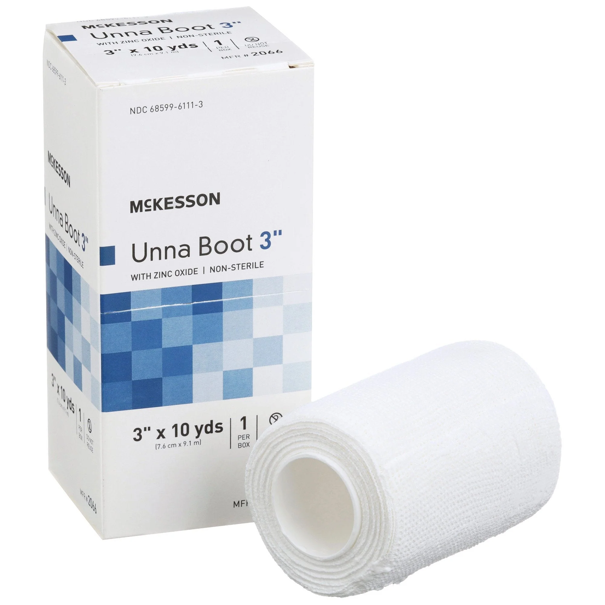 McKesson Brand McKesson Unna Boot with Zinc Oxide, 3 Inch x 10 Yard (12/CS)