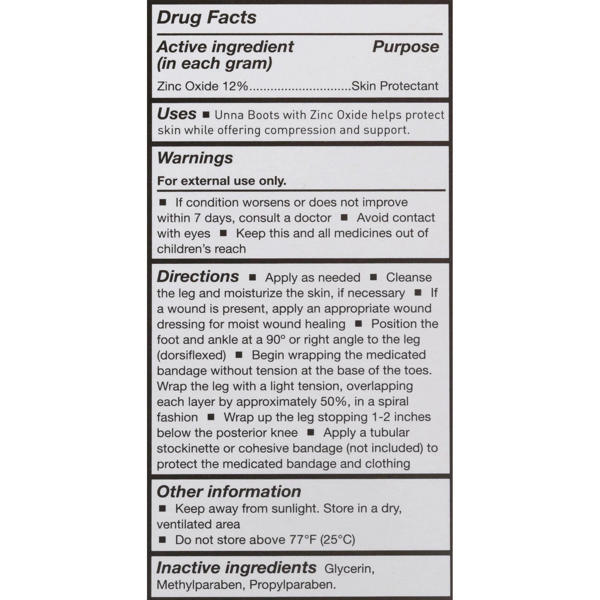 McKesson Brand McKesson Unna Boot with Zinc Oxide, 3 Inch x 10 Yard (12/CS) - Image 5