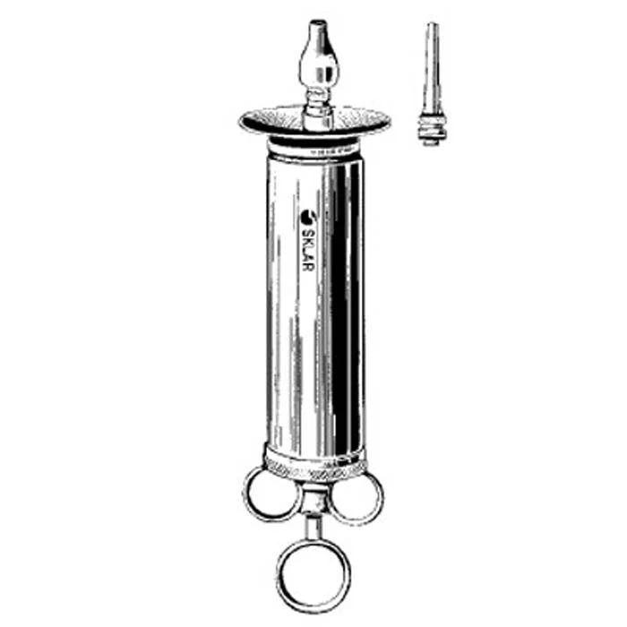 Tip Bulbous, Screw On Pomeroy Ear Syringe
