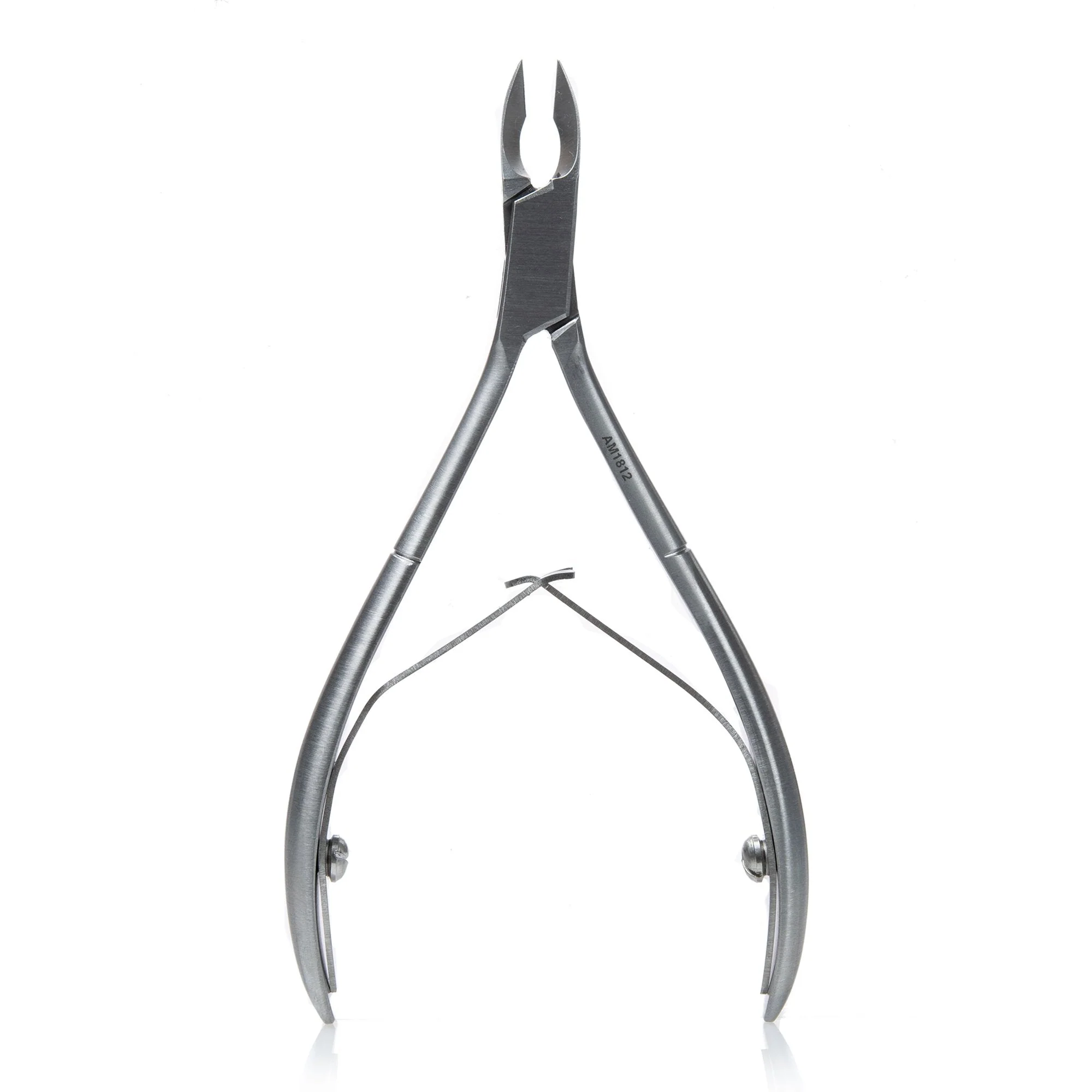 Tissue / Cuticle Nipper McKesson Argent Angled, Small Jaws 6 mm Tip X 4 Inch Length Stainless Steel