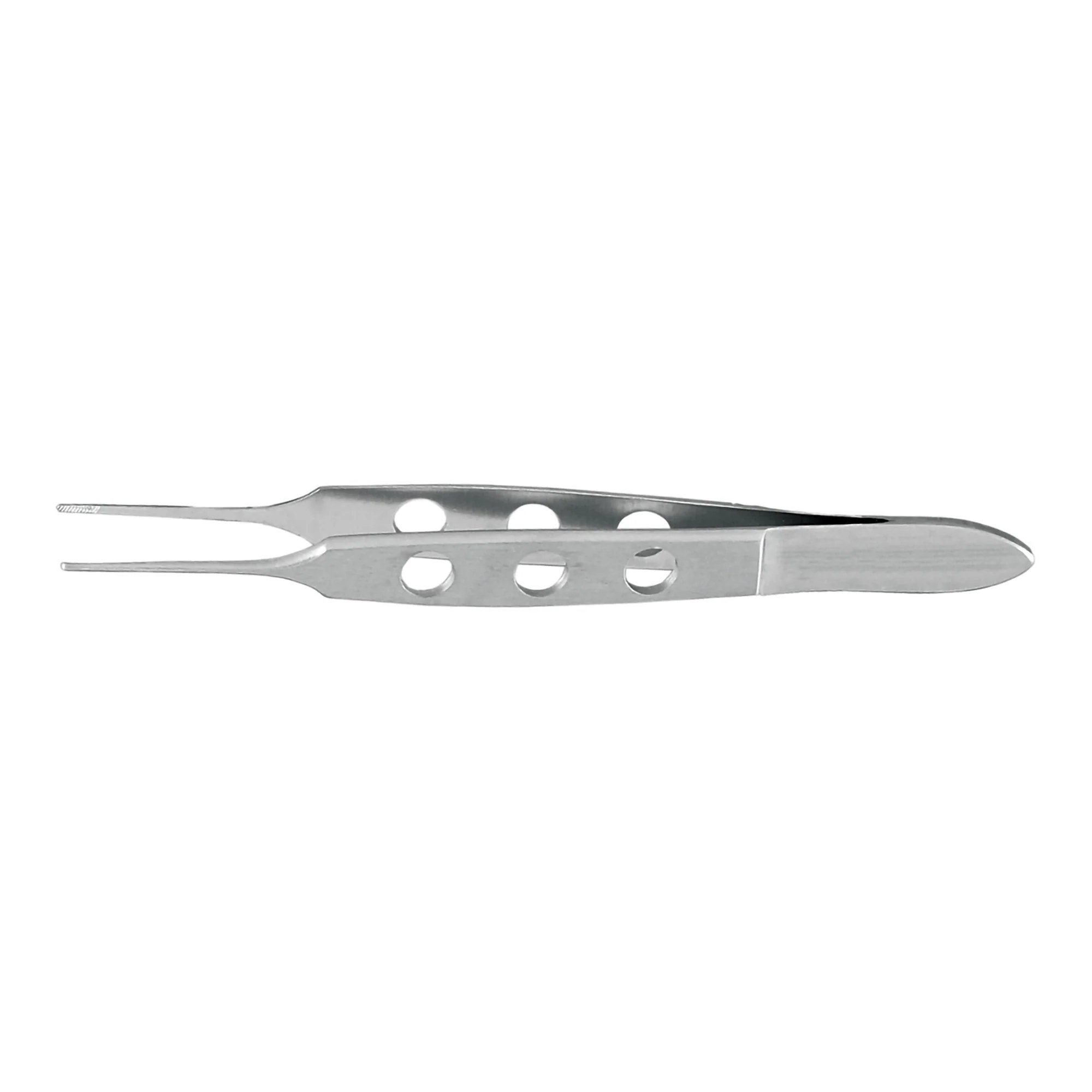Tissue Forceps McKesson Argent Bishop-Harmon 3-3/8 Inch Length OR / Surgical Grade German Stainless Steel NonSterile NonLocking Thumb Handle Straight 1 X 2 Teeth