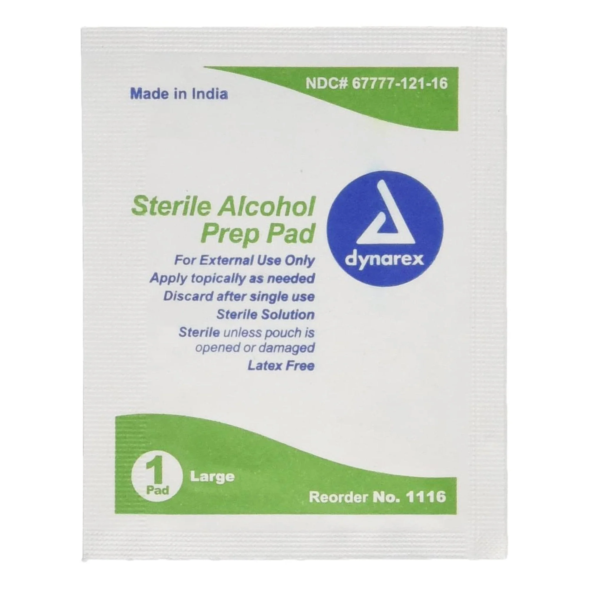 Dynarex dynarex Alcohol Prep Pad, Individual Packets (1000/CS) - Image 2
