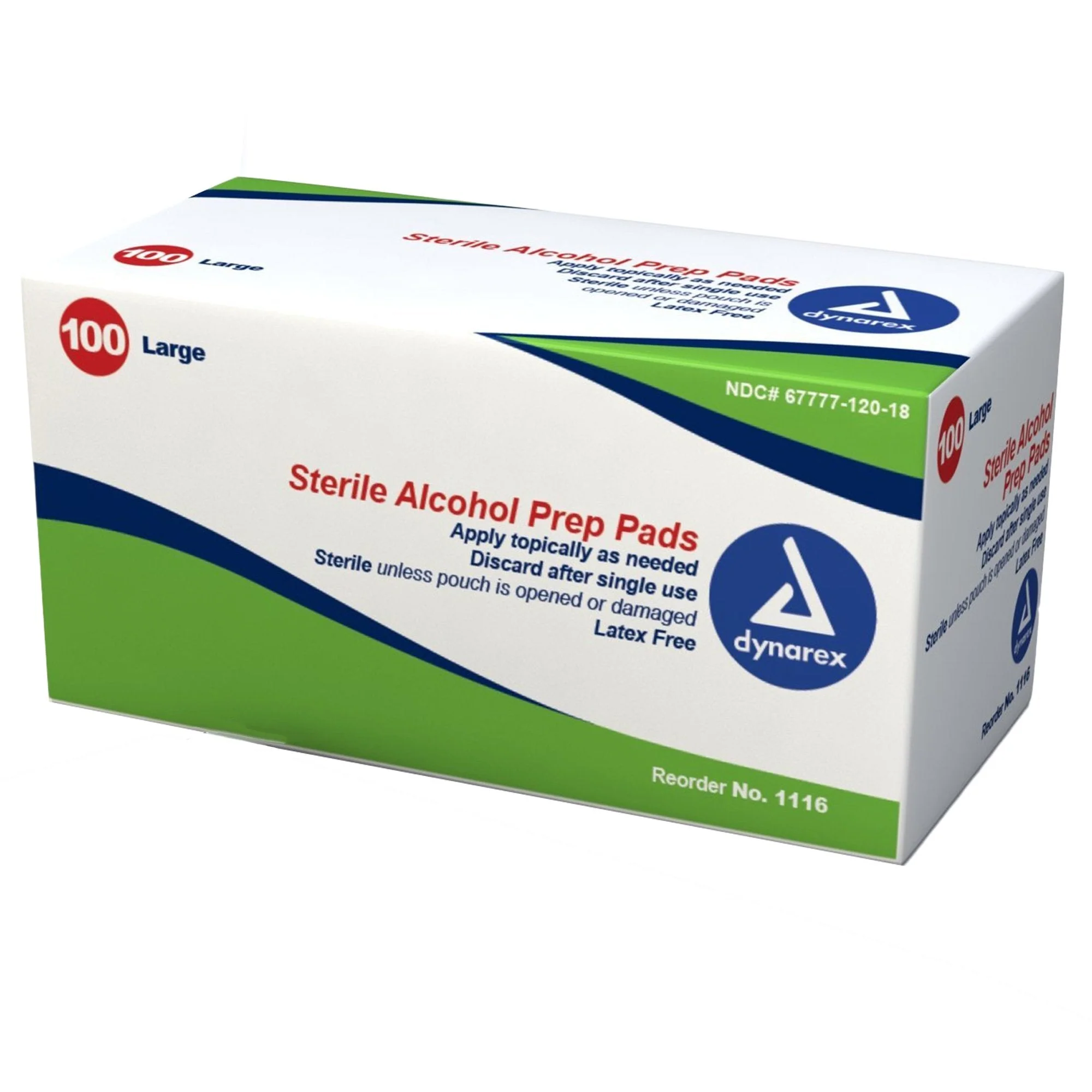 Dynarex dynarex Alcohol Prep Pad, Individual Packets (1000/CS) - Image 3