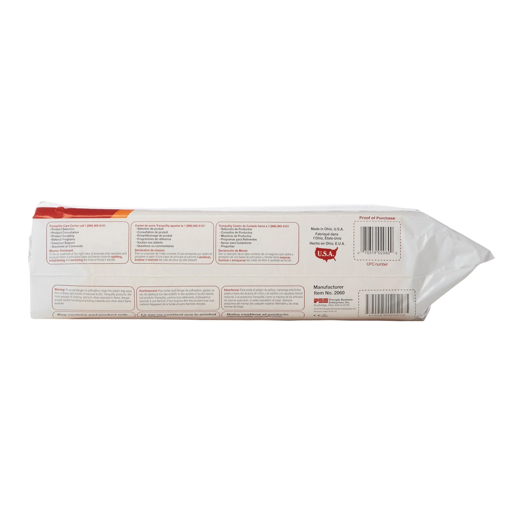 Principle Business Enterprises TopLiner Super Added Absorbency Incontinence Booster Pad, 4¼ x 15 Inch (200/CS) - Image 4