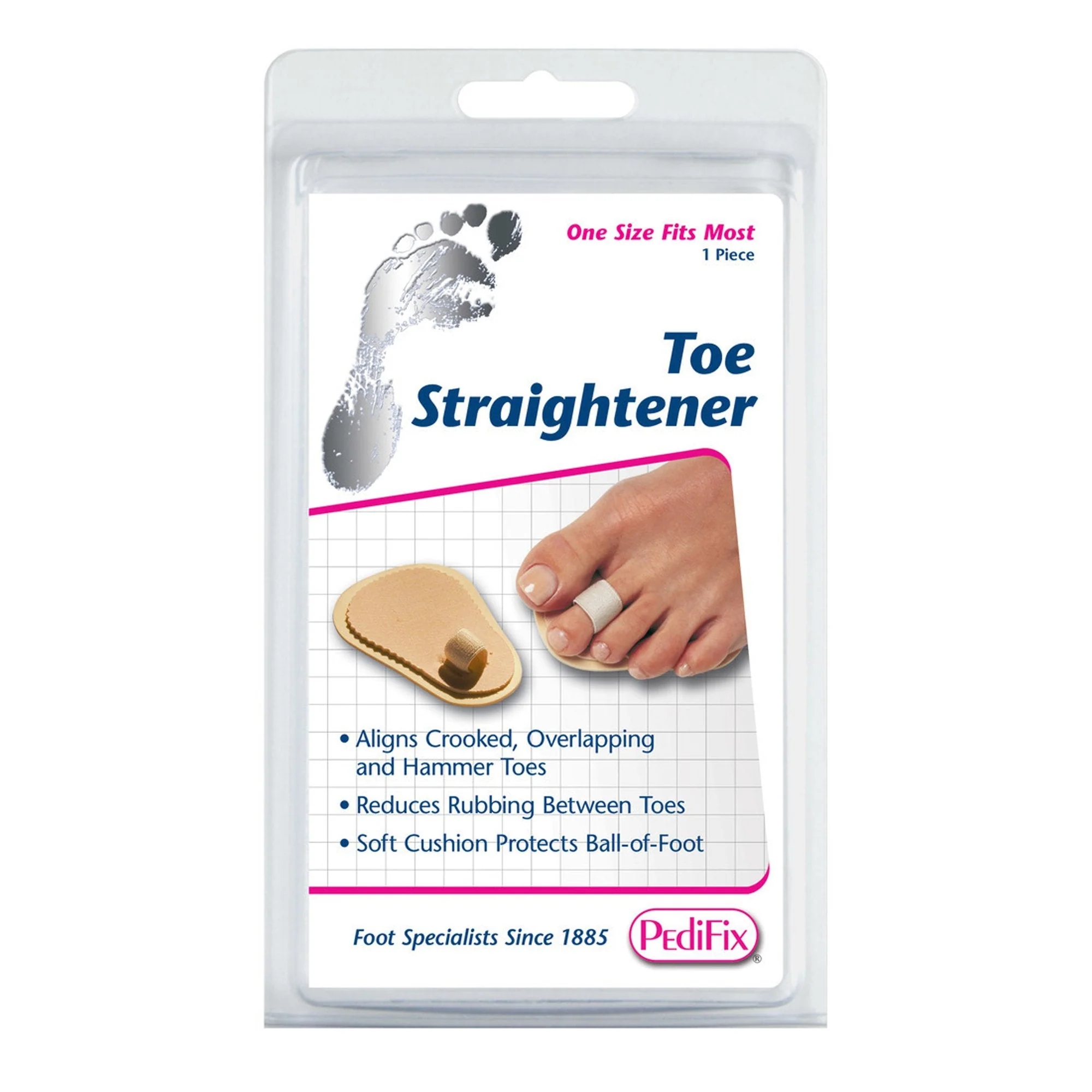 Pedifix Podiatrists' Choice Toe Splint, One Size Fits Most