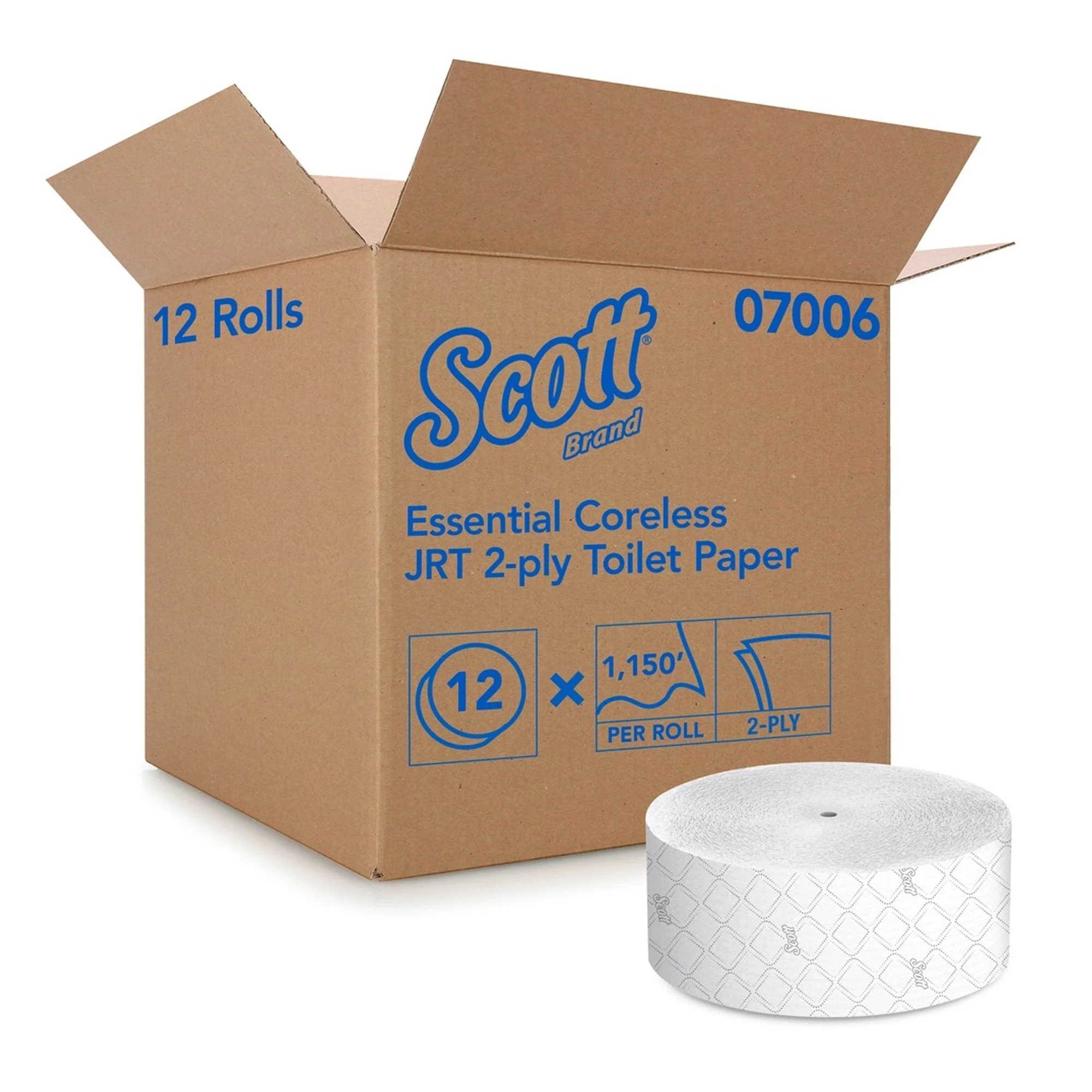 Kimberly Clark Scott Essential JRT Jr. Toilet Tissue (12/CS)