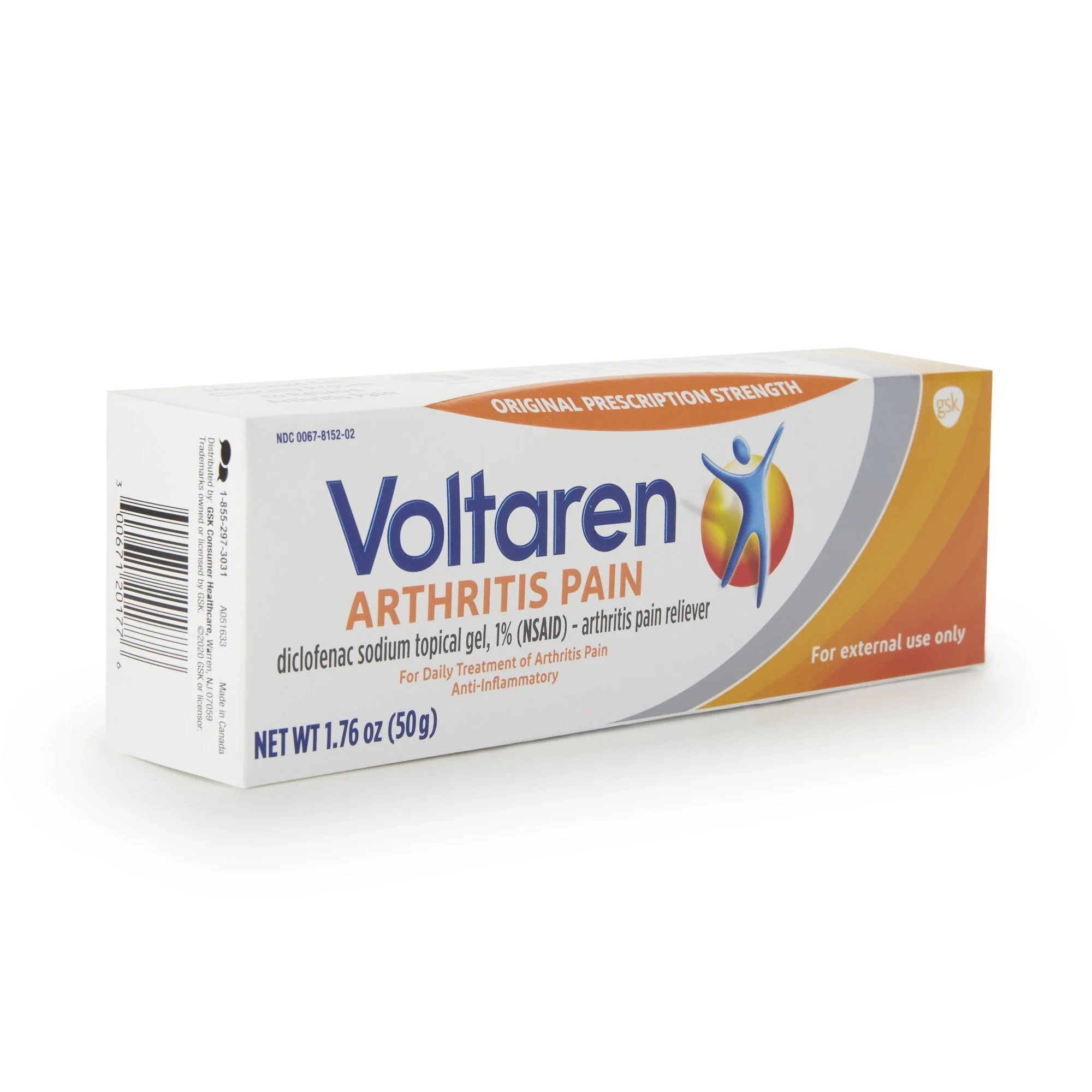 Glaxo Consumer Products Voltaren Diclofenac Sodium Topical Pain Relief, 50-gram tube - Image 2