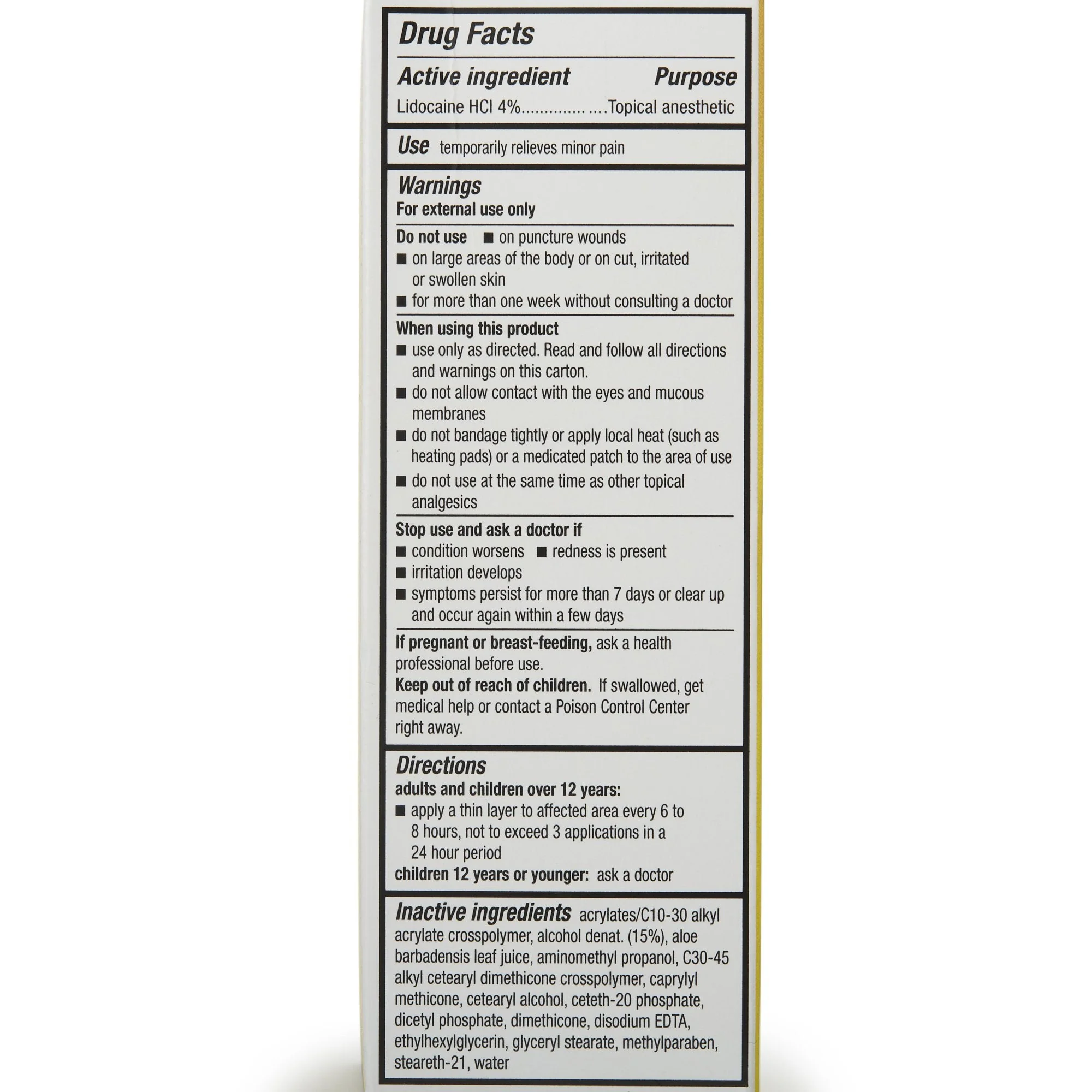 Sanofi Pasteur Aspercreme Lidocaine Topical Pain Relief - Image 2