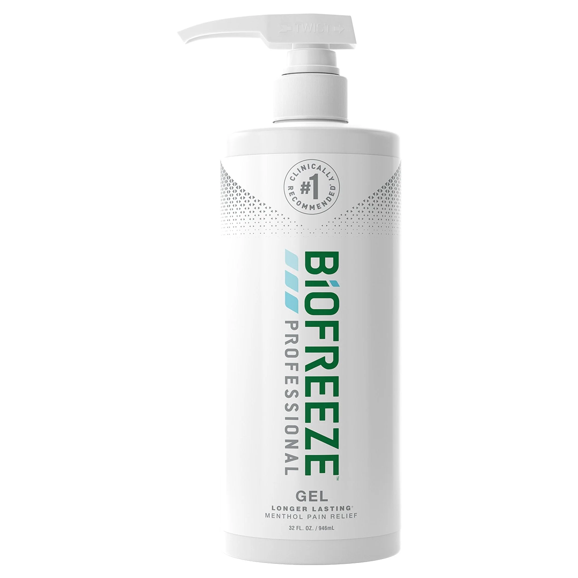 Boxout LLC Biofreeze Professional 5% Menthol Topical Pain Relief, 32-ounce pump bottle (16/CS)