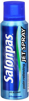 Emerson Healthcare Salonpas Pain Relieving Jet Spray, 4-ounce spray can