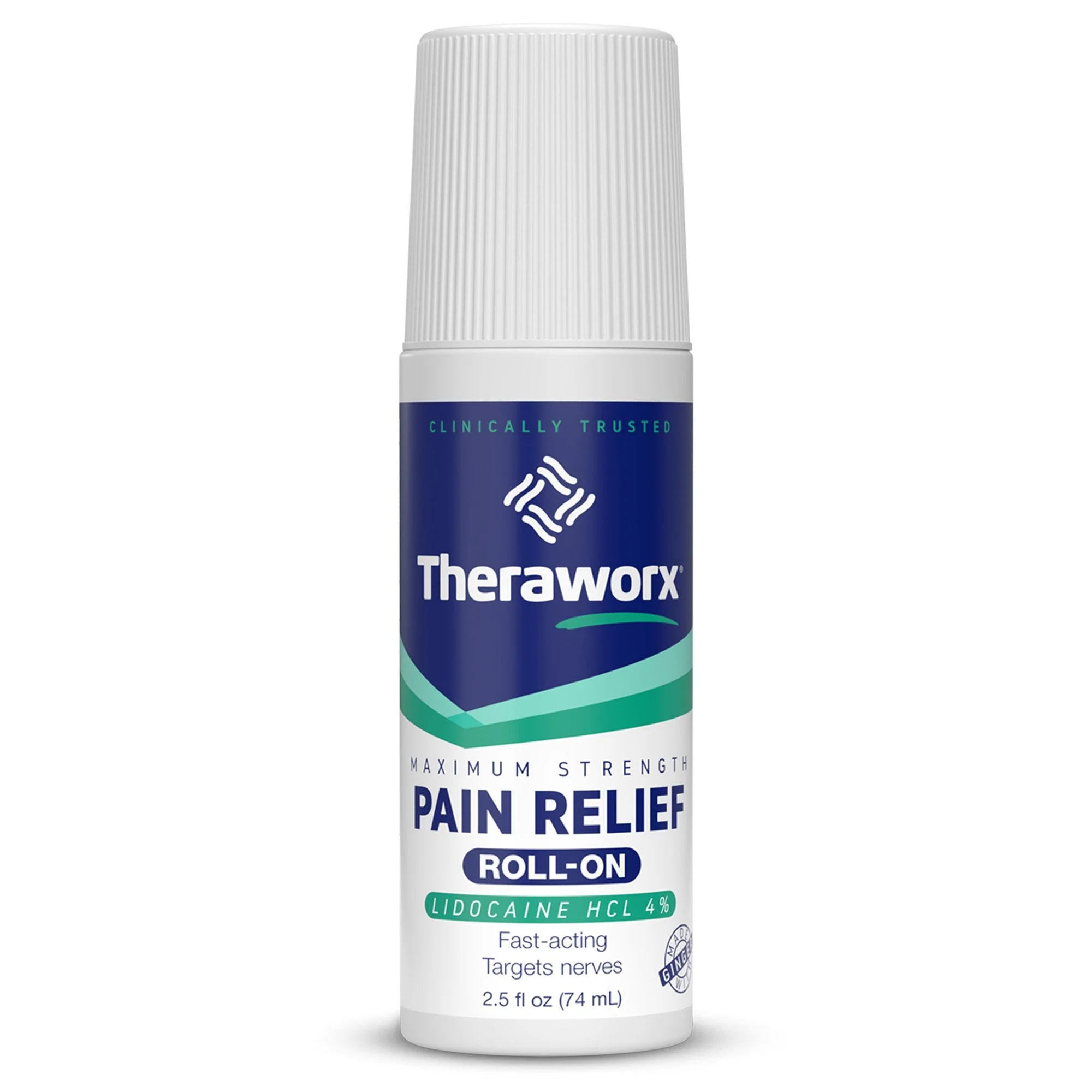 Avadim Theraworx Maximum Strength Pain Relief Roll-On with 4% Lidocaine (16/CS) - Image 6
